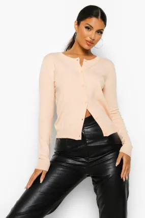 Soft Knit Button Through Cardigan
