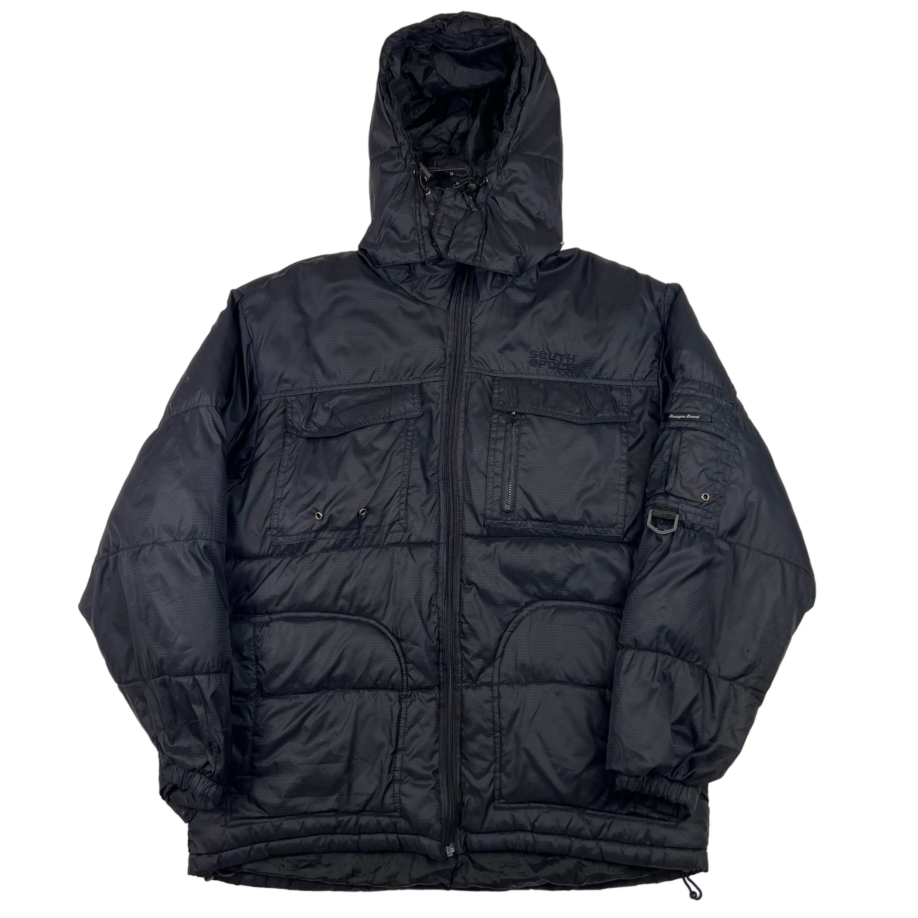 South Pole Black Down Puffer Jacket