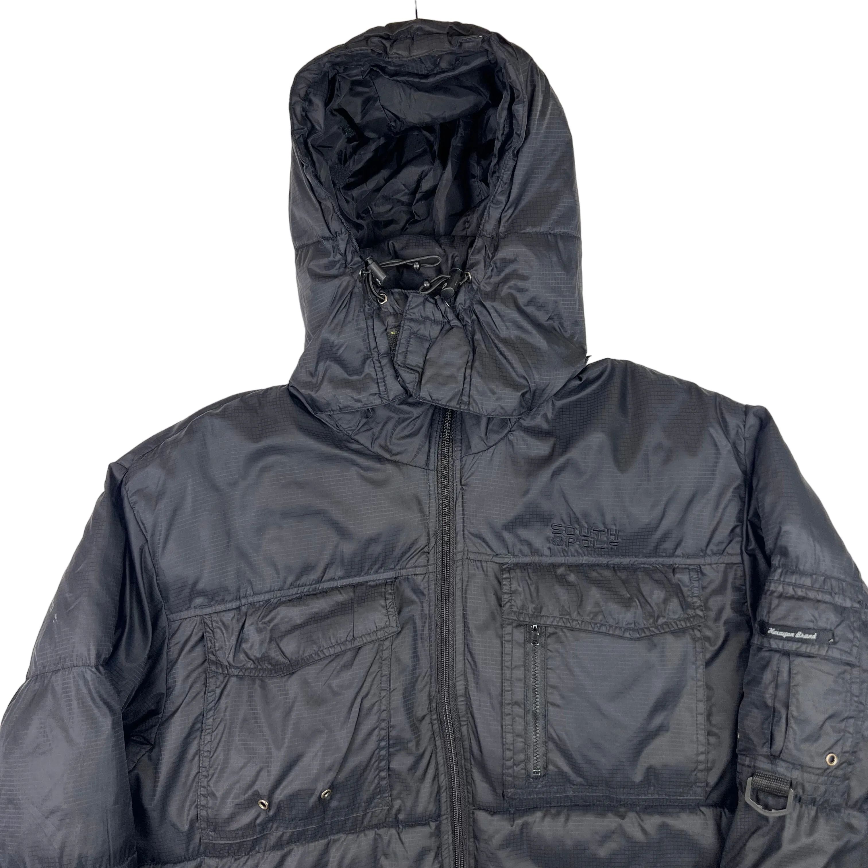 South Pole Black Down Puffer Jacket