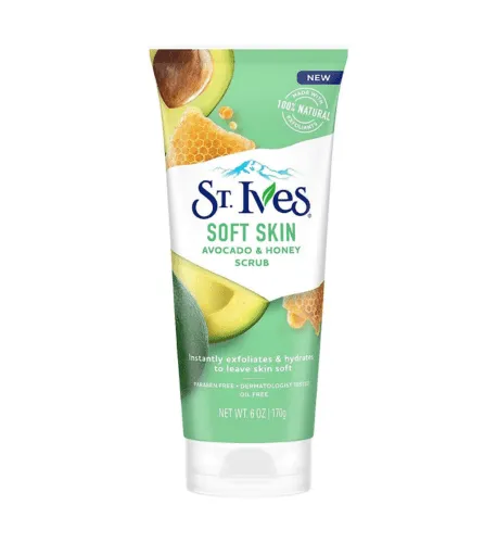 ST. Ives Avocado And Honey Scrub Facial Cleanser 6oz
