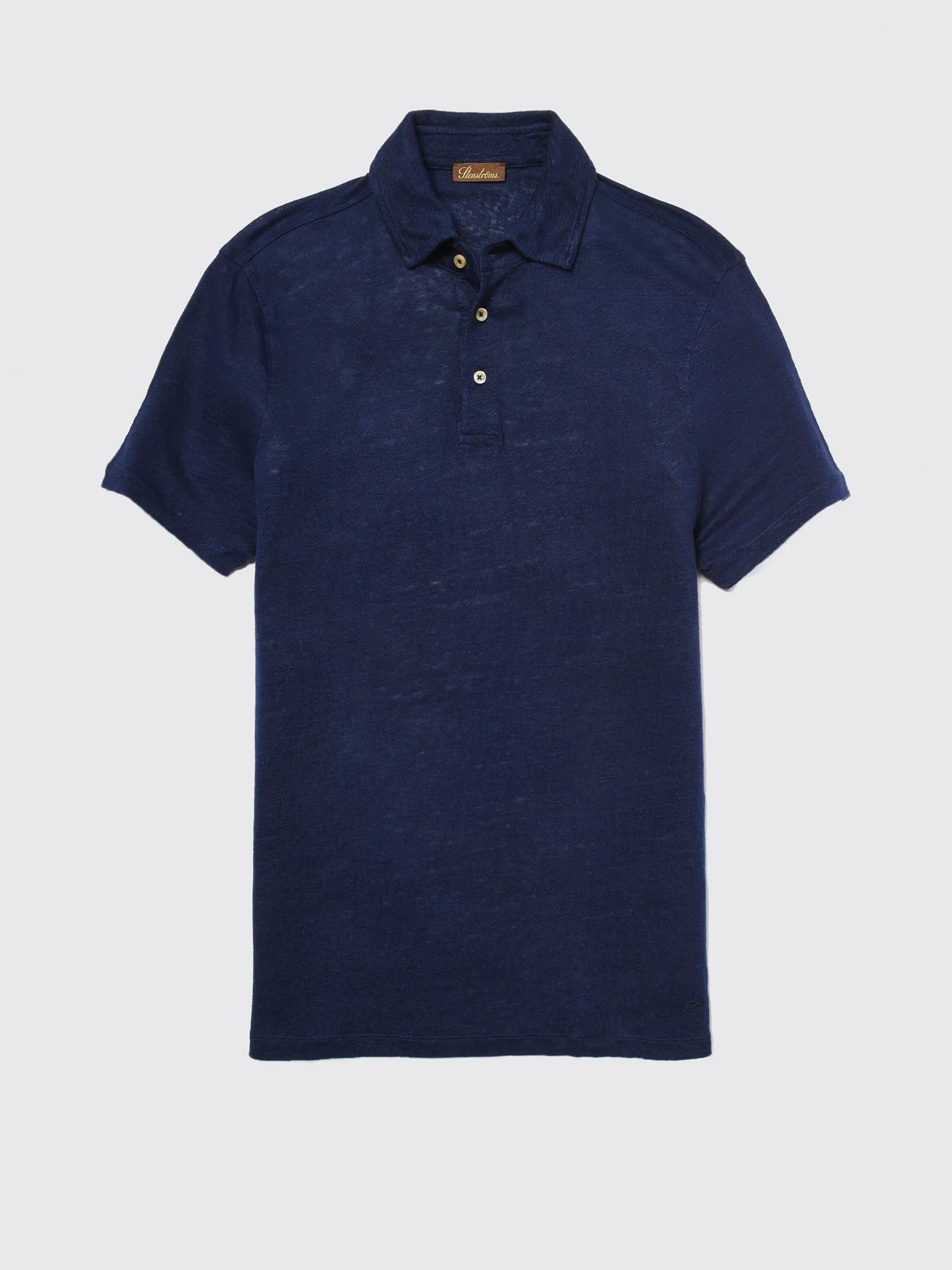     STENSTROMS  Men's Linen Polo Shirt    