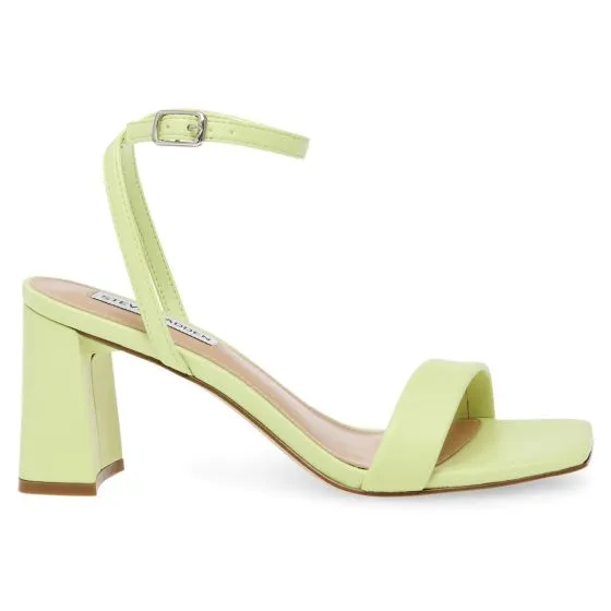 Steve Madden Luxe Lime Soft PU Sandals