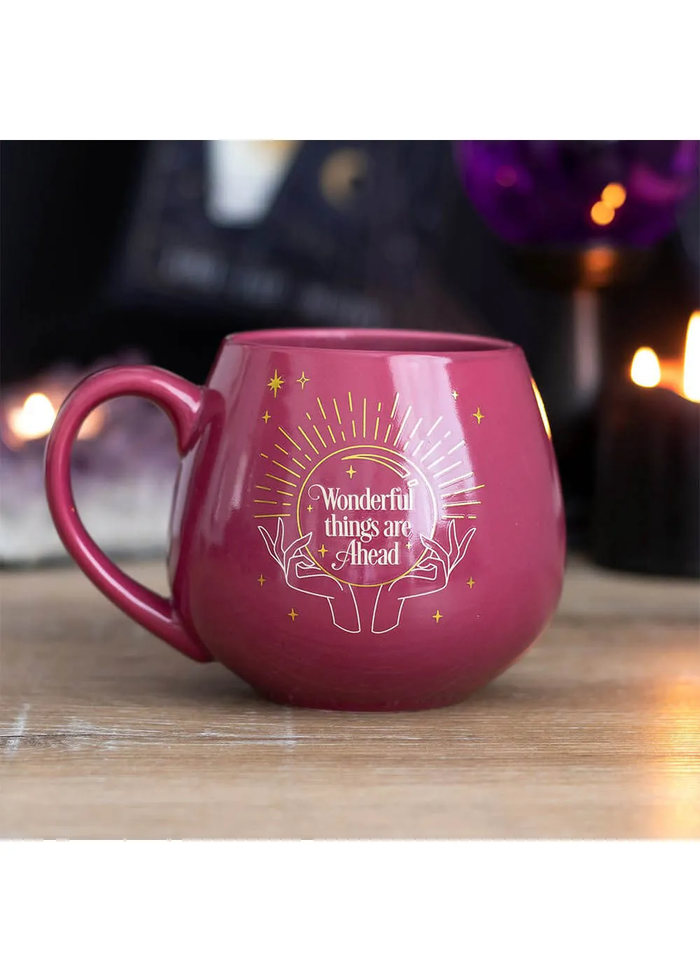 Succubus Fortune Teller Heat Sensitive Cup Pink