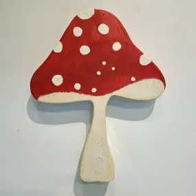 Sundell - Porcelain Wall Mounting - Red Mushroom