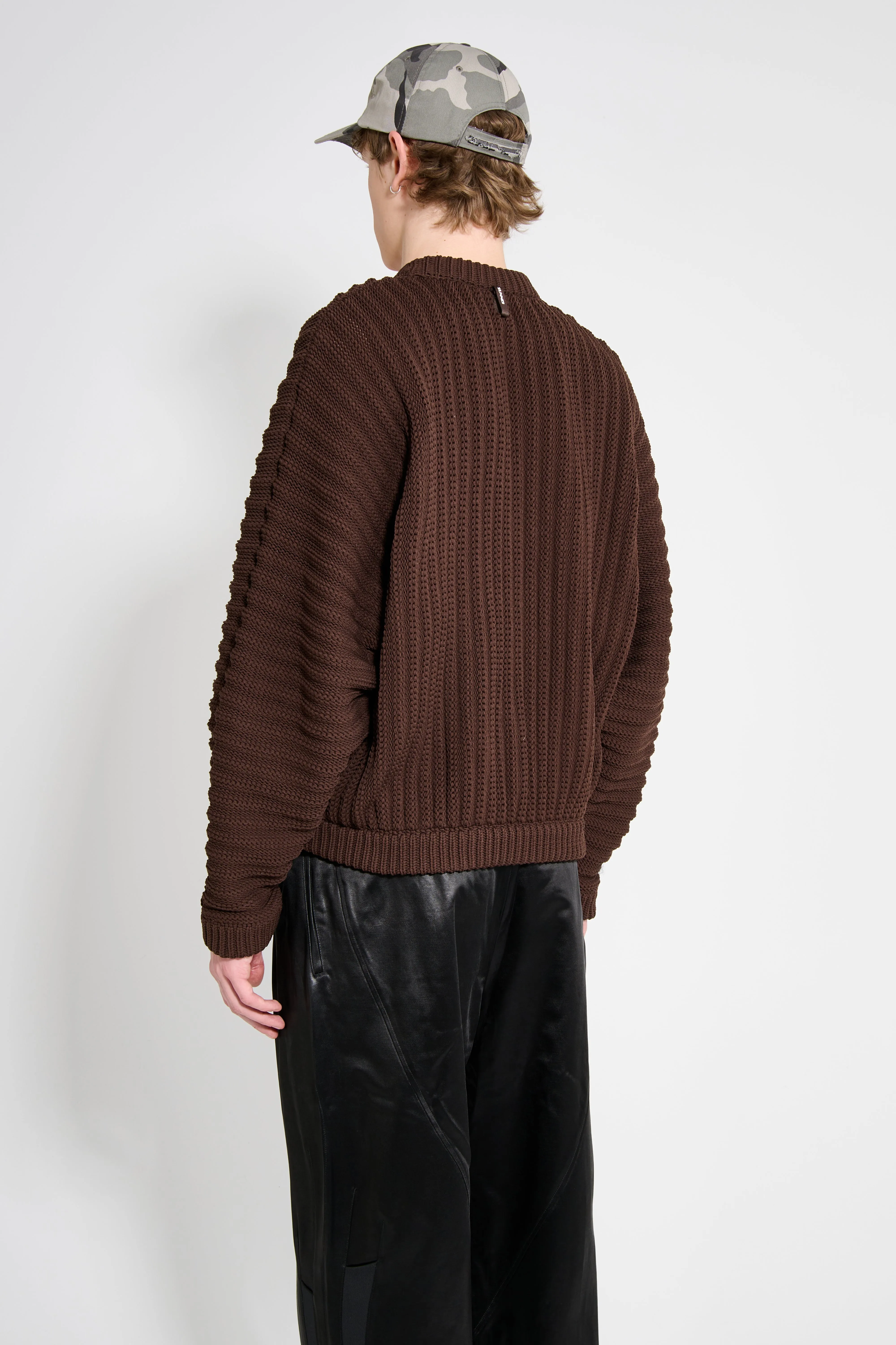 SUNNEI Round Neck Sweater Brown