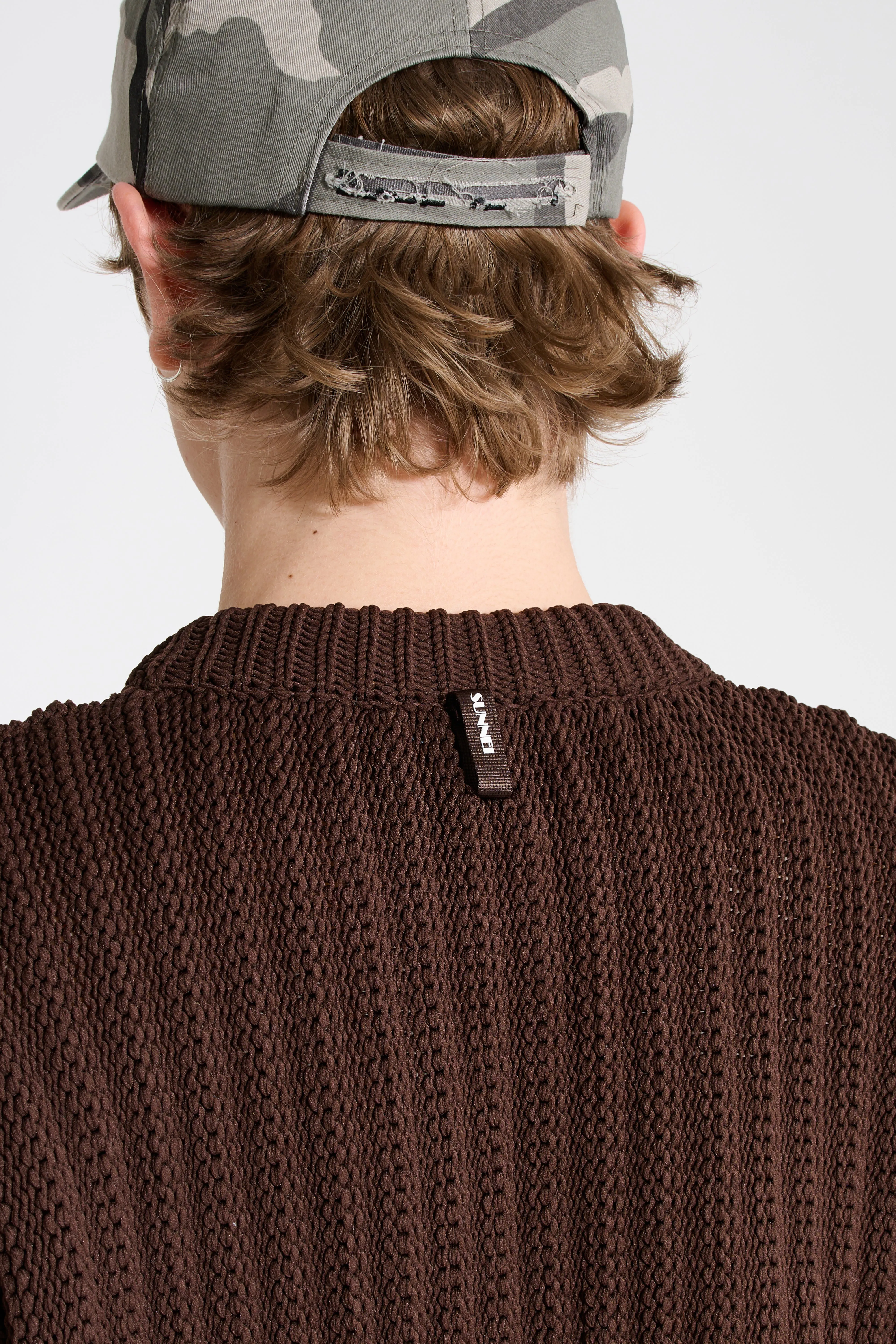 SUNNEI Round Neck Sweater Brown