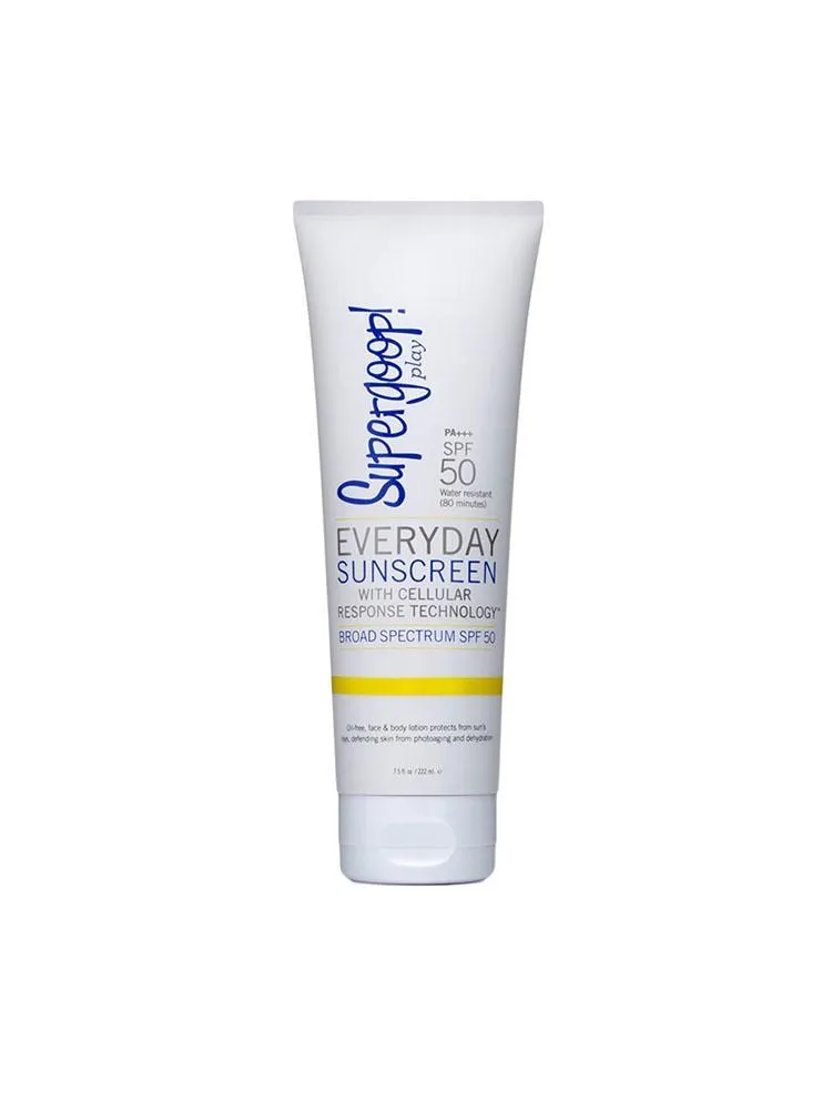     SUPERGOOP  Everyday Sunscreen with Cellular Response Technology SPF 50 7.5 oz    
