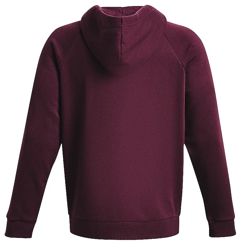 sweatshirt Under Armour Rival Fleece Hoodie Zip - Dark Maroon/White - men´s