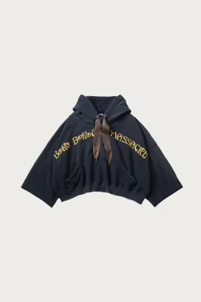 SWT Knit DEVIL Hoodie (BORO BOROUGH MASSACRE)S-font - Black