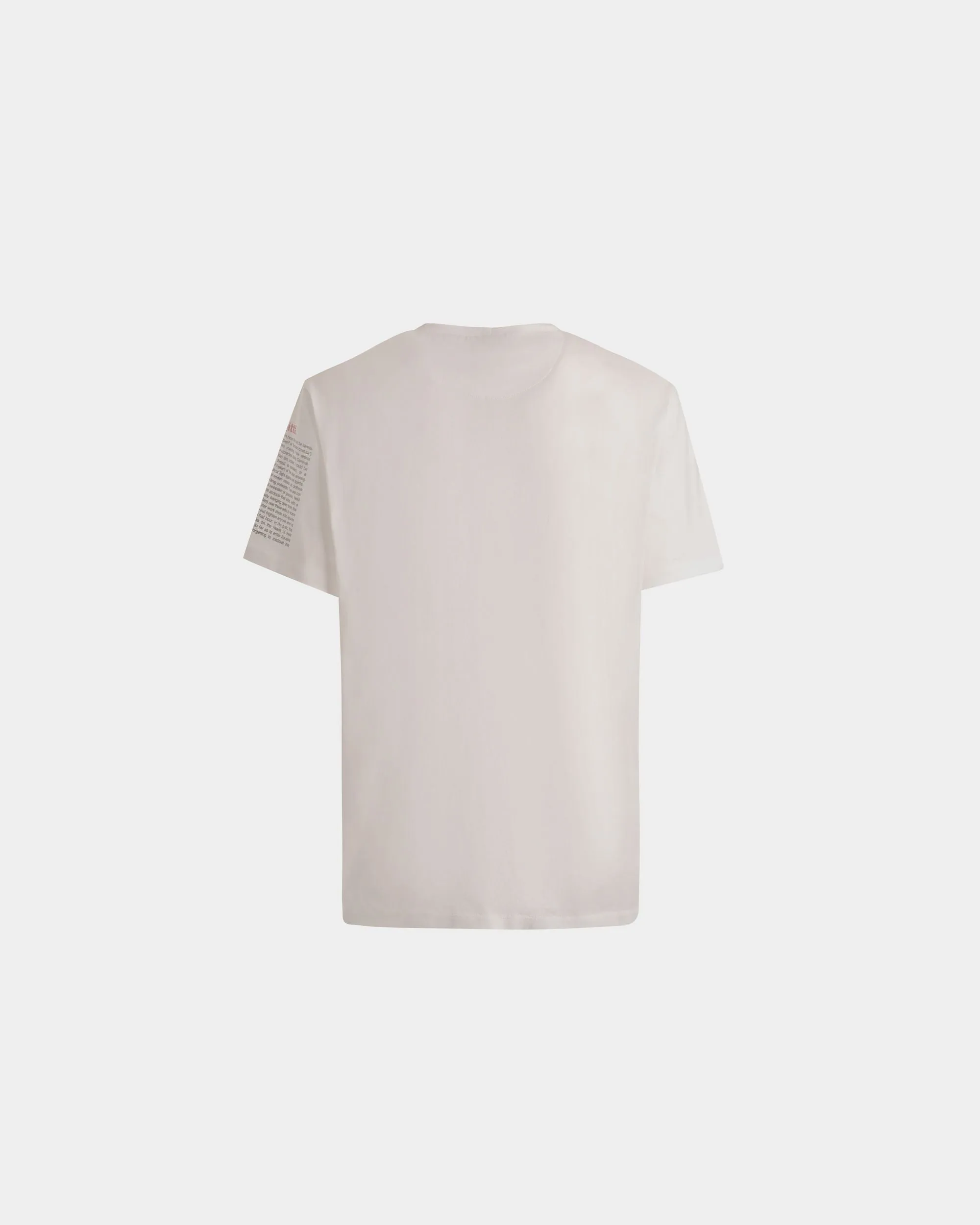 T-Shirt With Forest Mask In White Cotton 