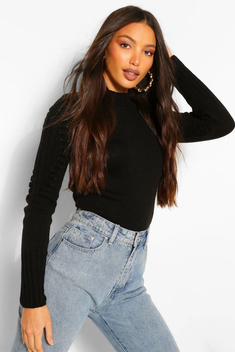 Tall Bubble Knitted Sweater