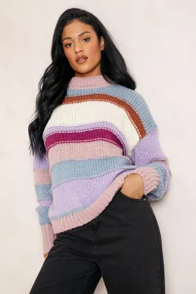 Tall Heavy Knit Stripe Sweater