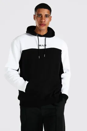 Tall Man Colour Block Hoodie