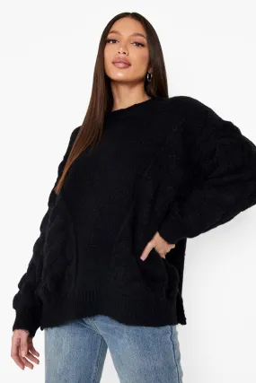 Tall Oversized Balloon Detail Sweater