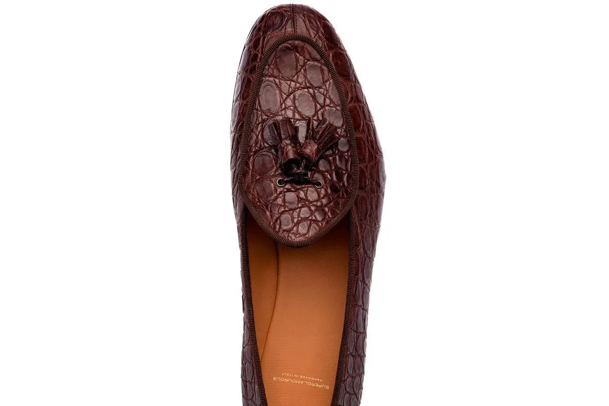 TANGERINE 2 MISSISSIPPI COCOA BELGIAN LOAFERS