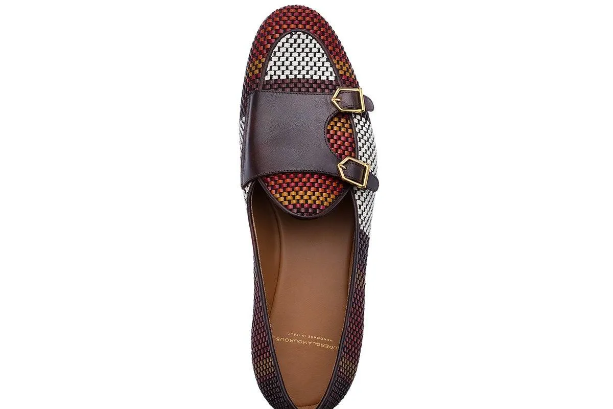 TANGERINE 7 TETRIS BROWN BELGIAN LOAFERS