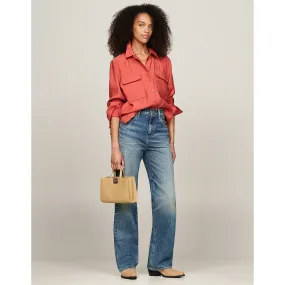 TH Reset Mini Tote Bag with Top Handles and Shoulder Strap