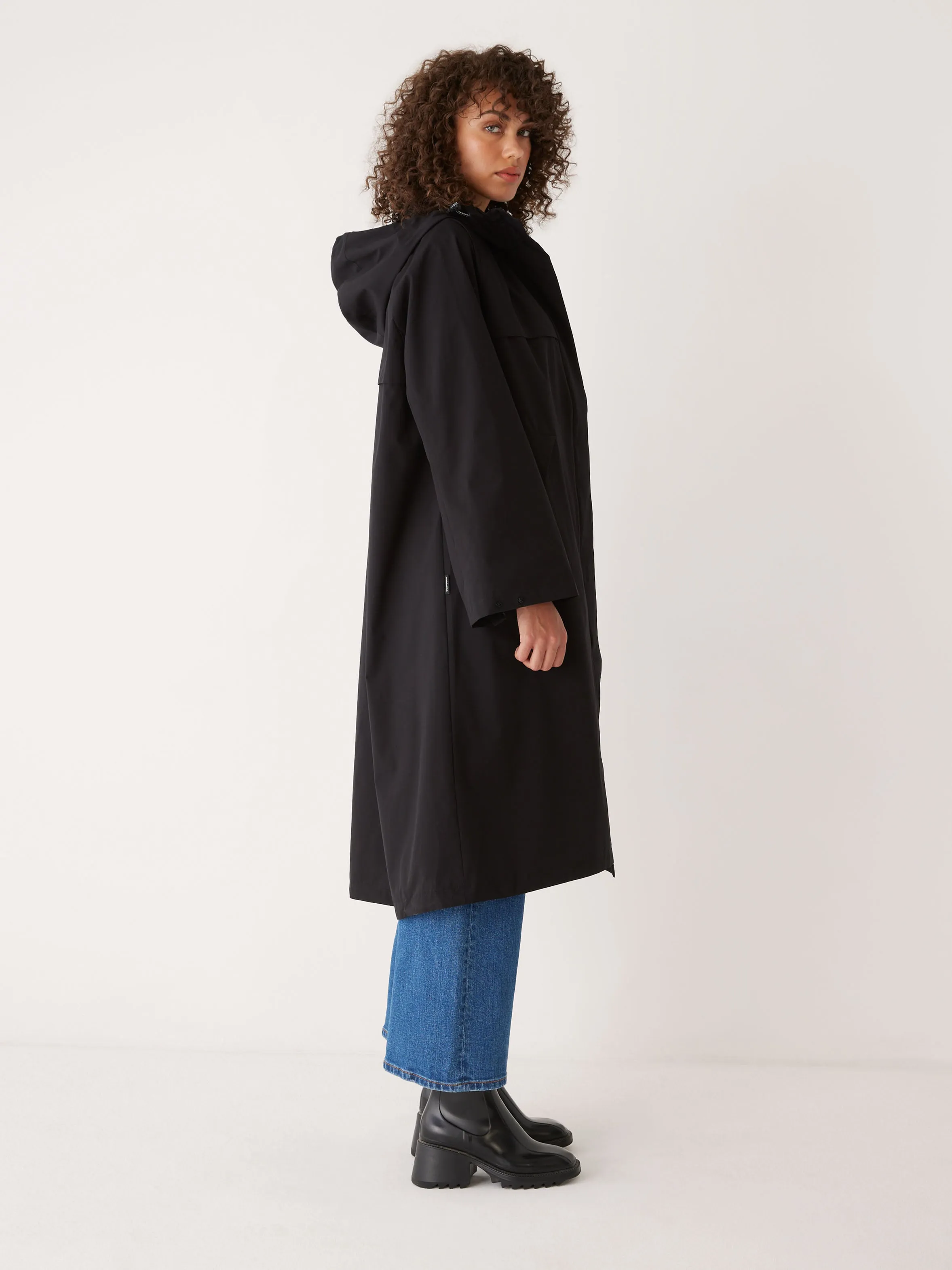 The Anorak Rain Jacket in Black