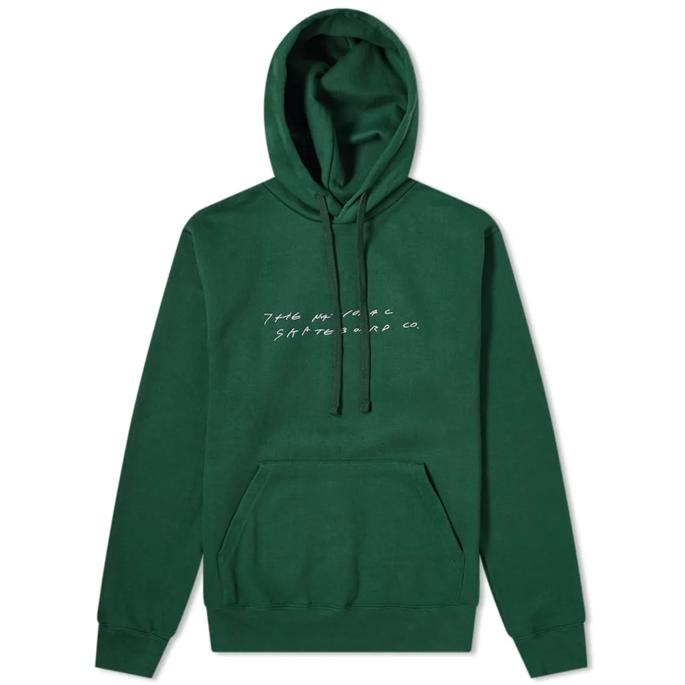 The National Skateboard Co. Walker HoodyBottle Green