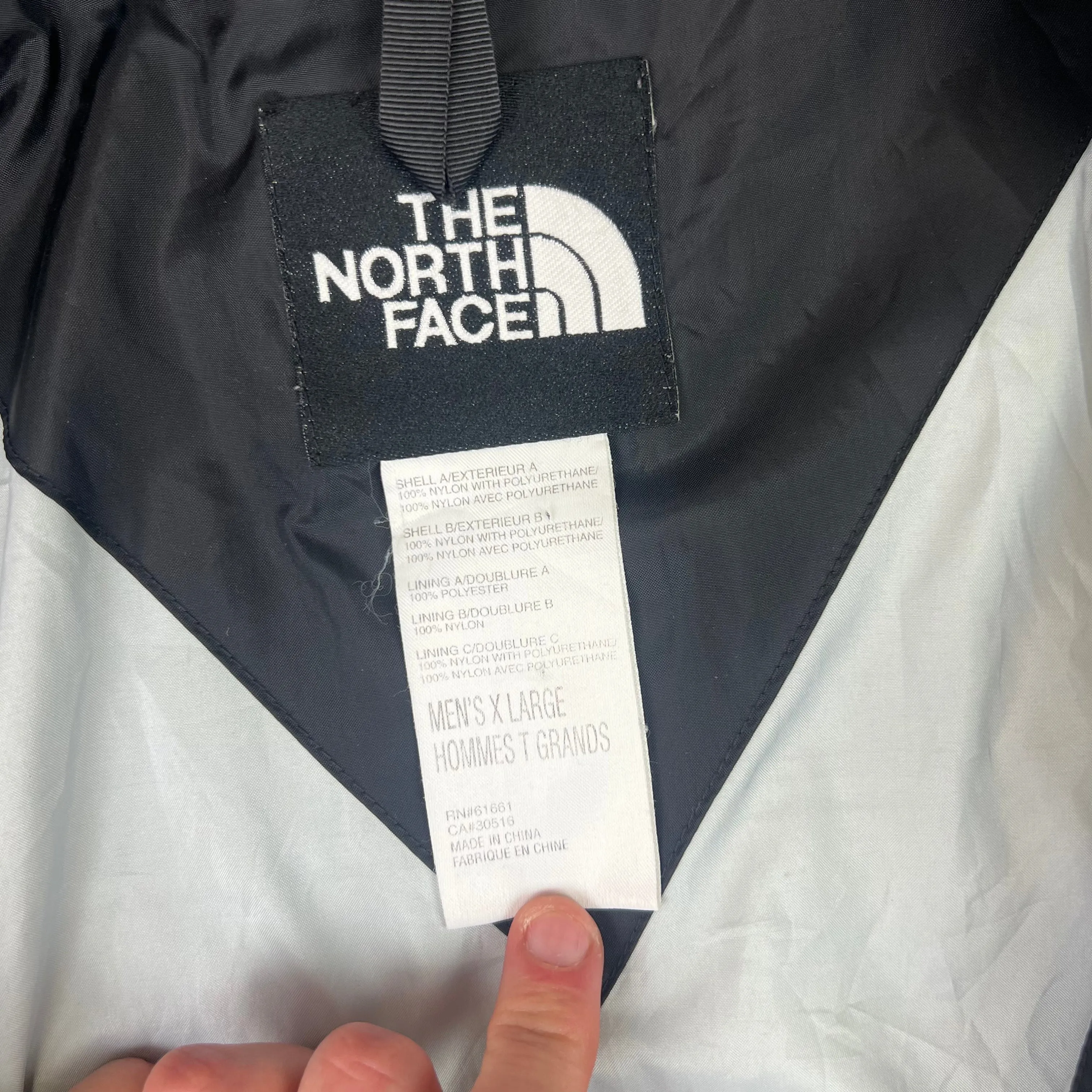 The North Face Colourblock Jacket Red White Black