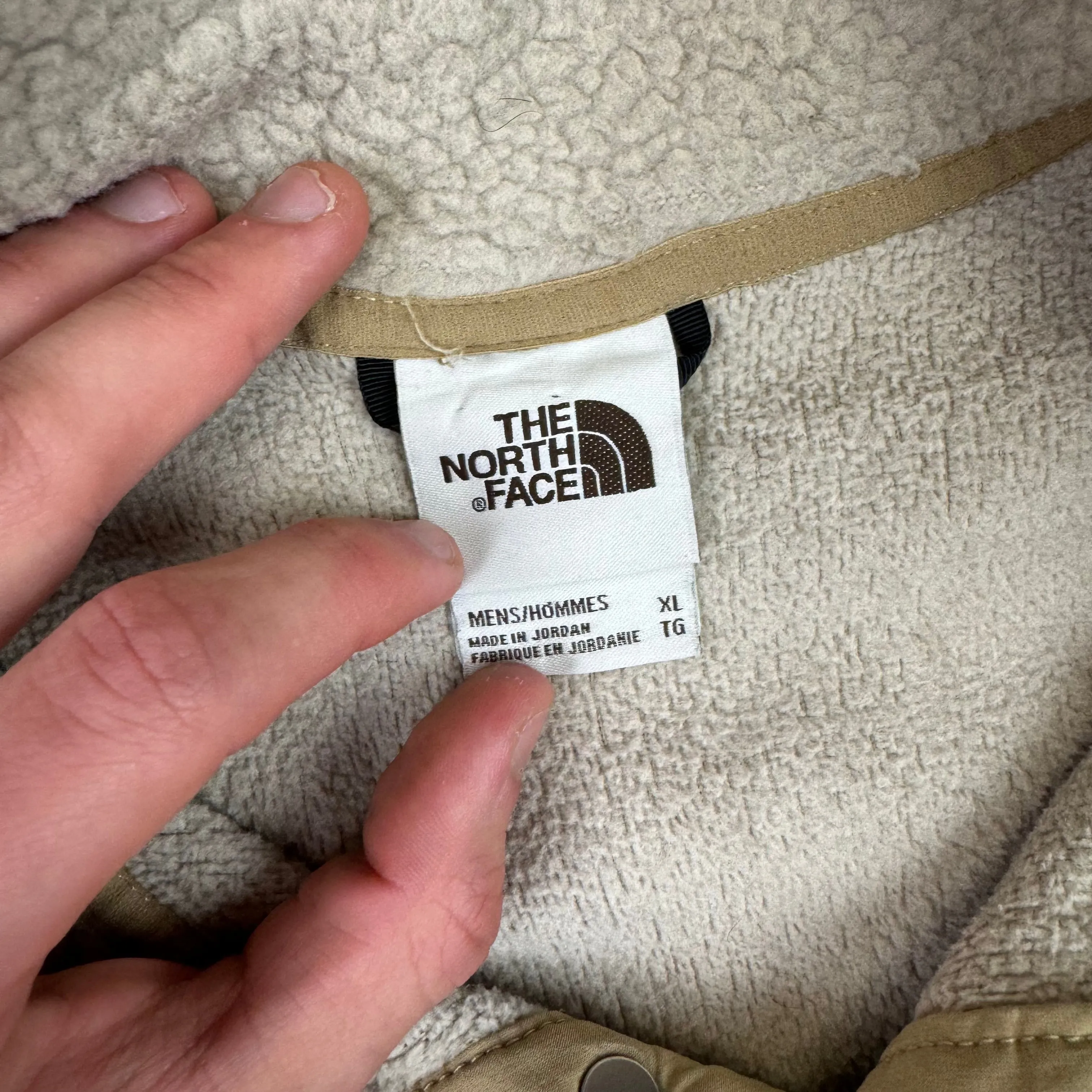 The North Face Cragmont Sherpa Snap-T Fleece Pullover Flax Beige