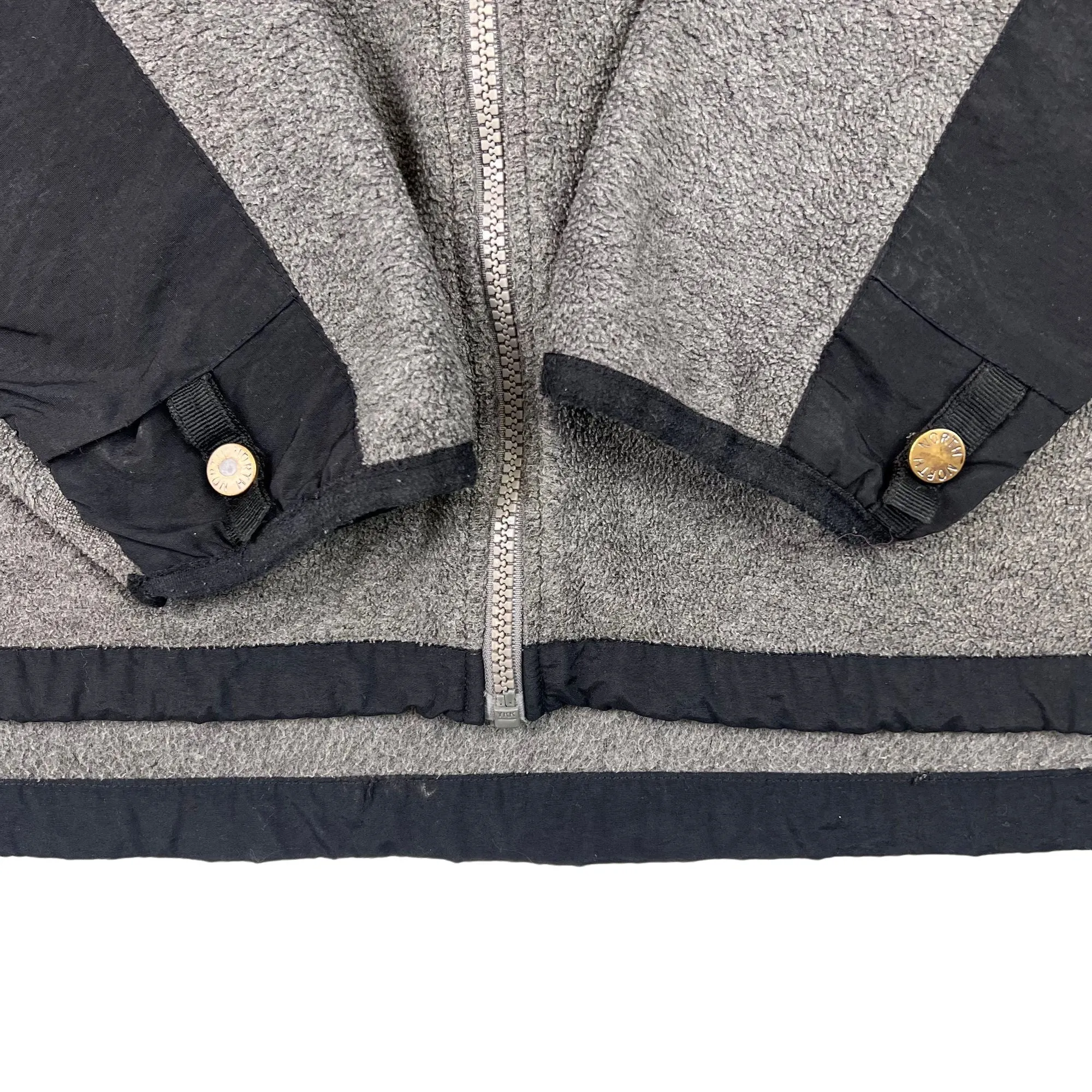 The North Face Denali Fleece Jacket Black Grey