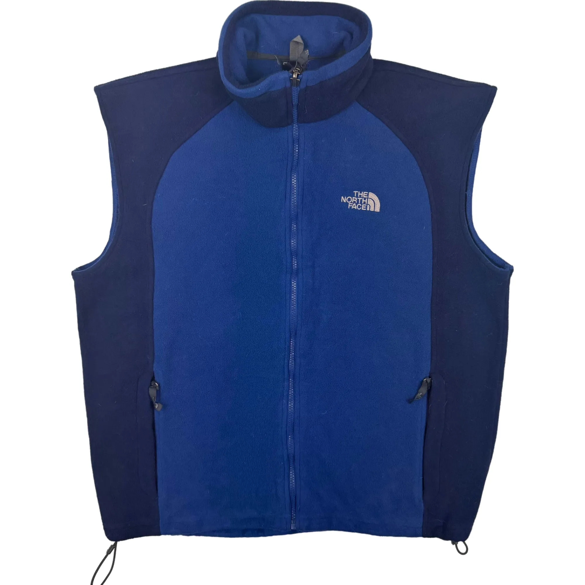 The North Face Full-Zip Fleece Gilet Vest Two Toned Blue