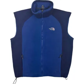 The North Face Full-Zip Fleece Gilet Vest Two Toned Blue