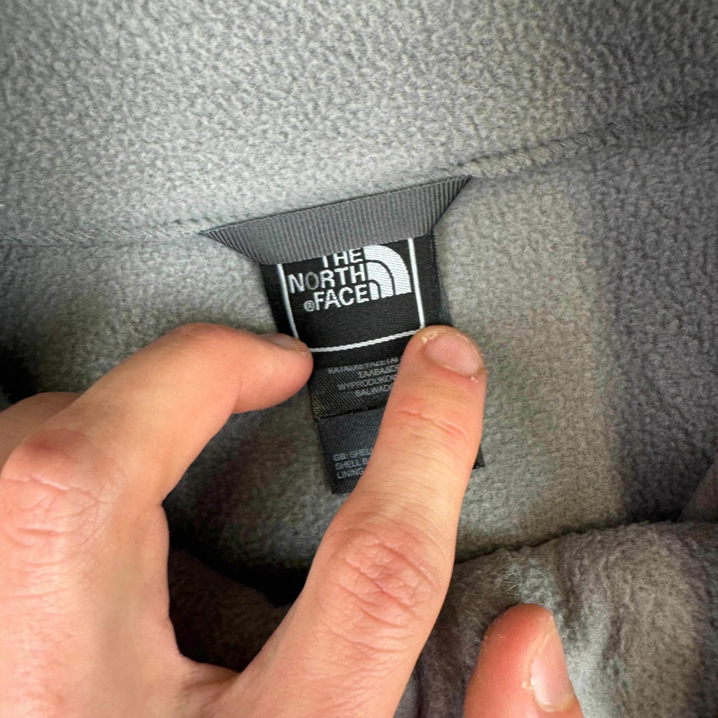 The North Face Full-Zip Fleece Grey