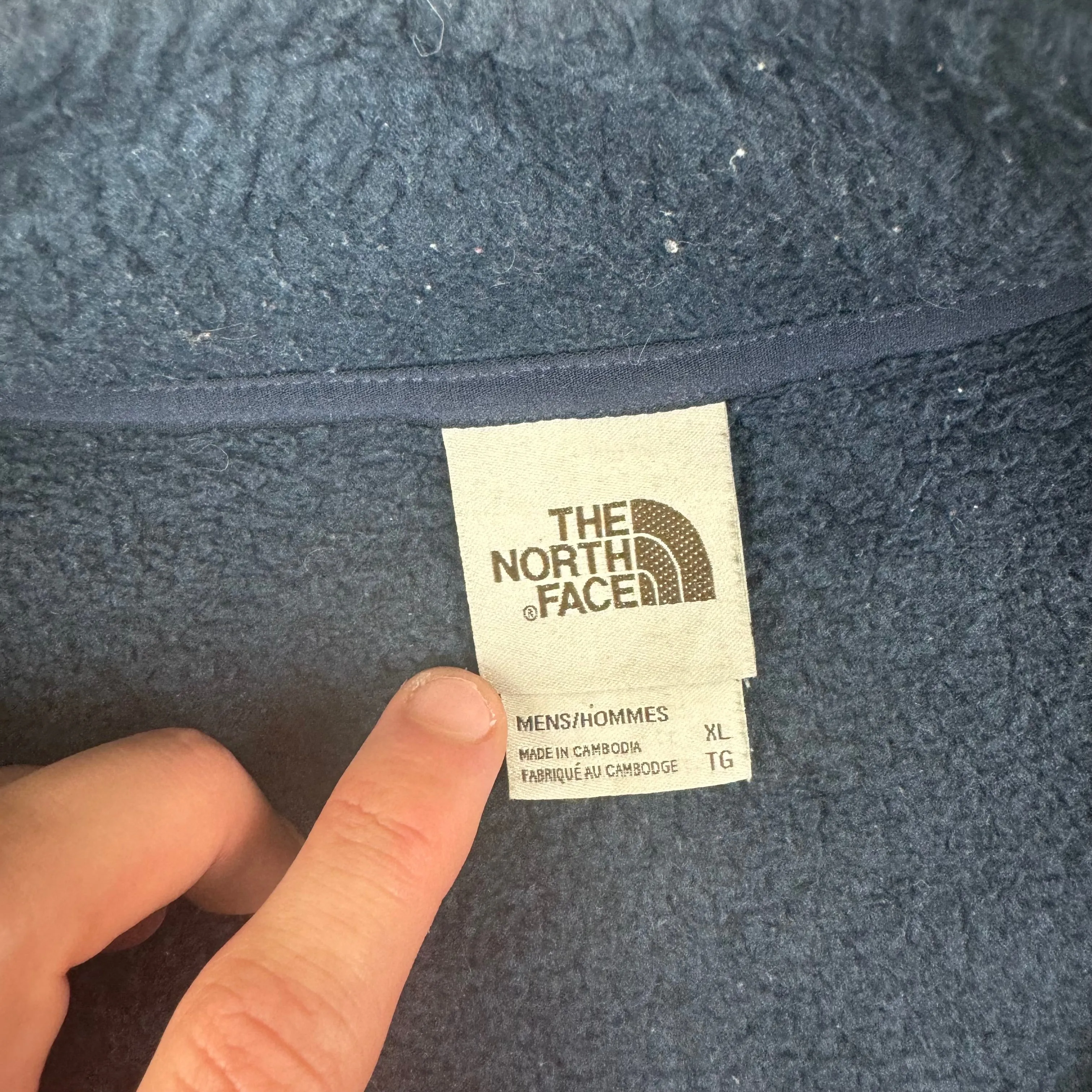 The North Face Full-Zip Fleece navy