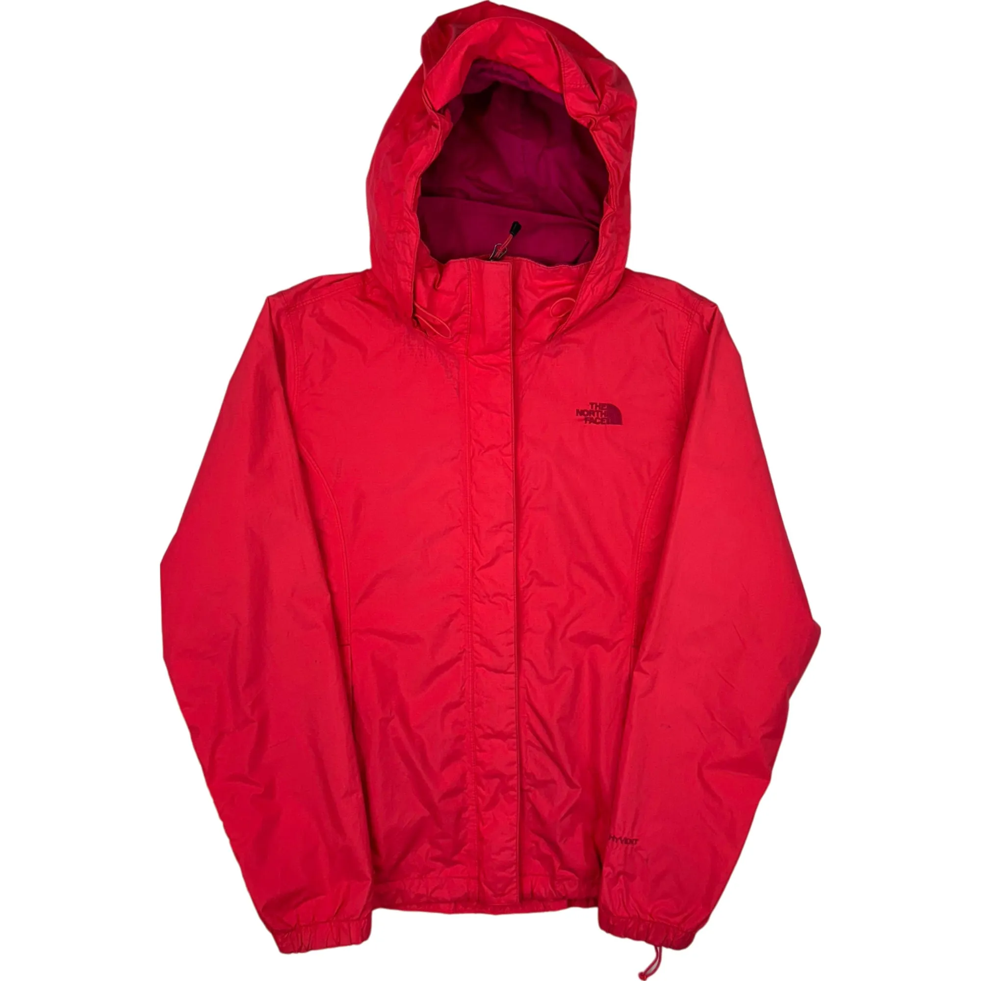 The North Face Hyvent Hooded Jacket Red Pink