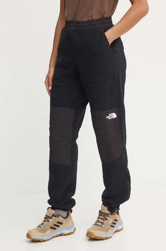 The North Face joggers Retro Denali Pant black color smooth NF0A88YSJK31