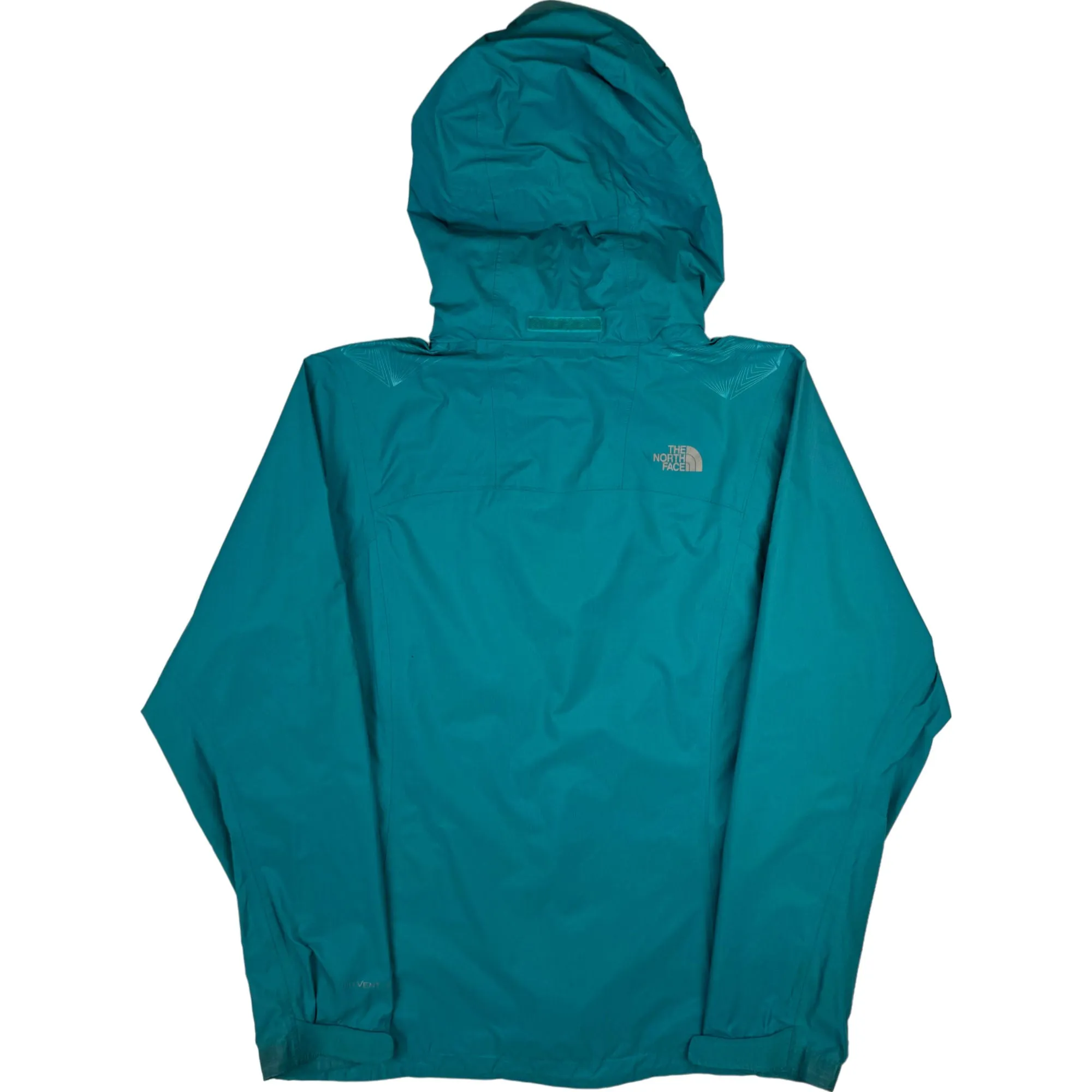 The North Face Lightweight Hyvent Waterpoof Hooded Jacket Turkoise Blue