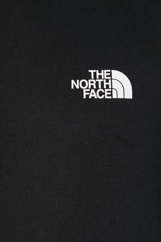 The North Face longsleeve shirt M L/S Simple Dome Tee men’s black color NF0A87QNJK31