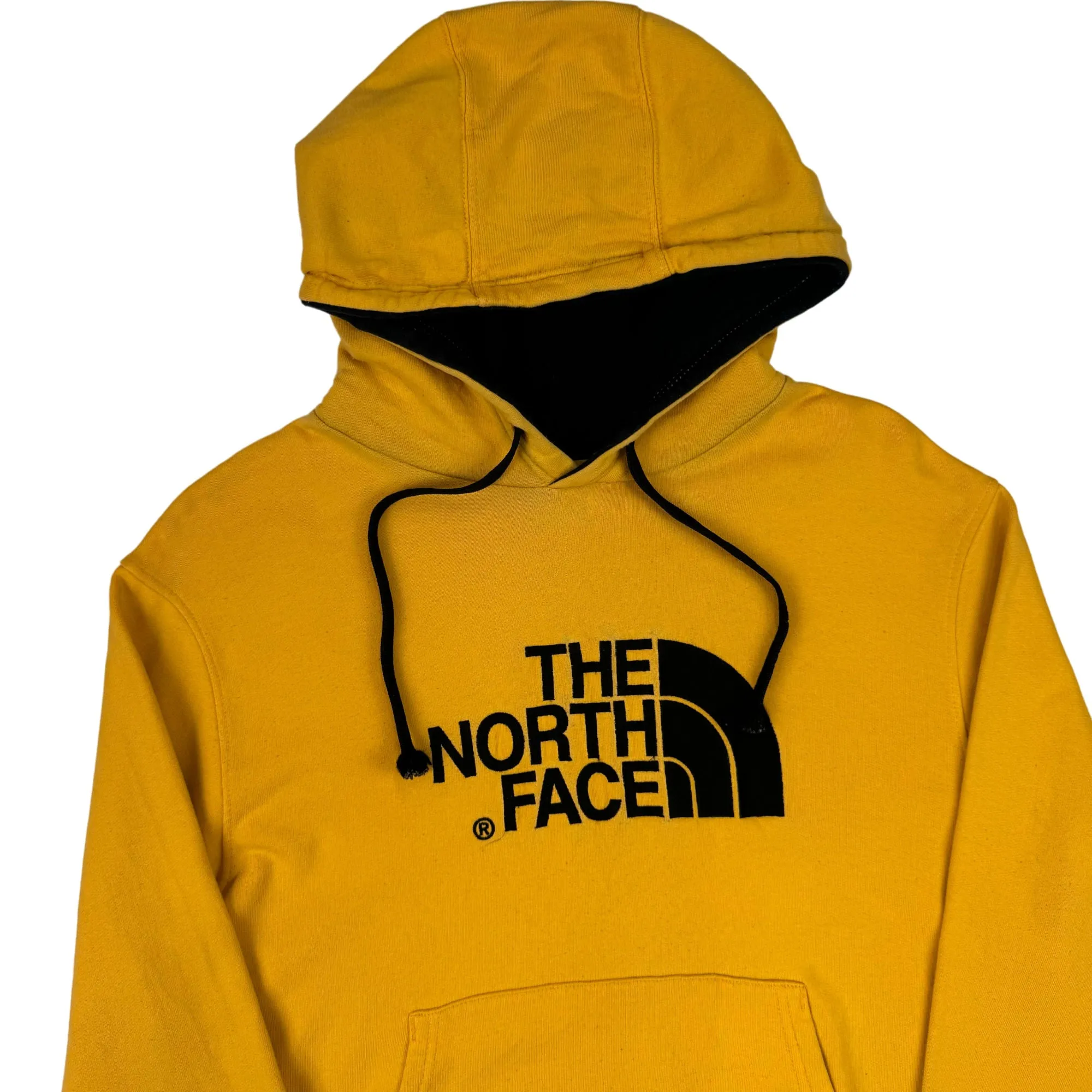 The North Face Pullover Embroidered Hoodie Yellow