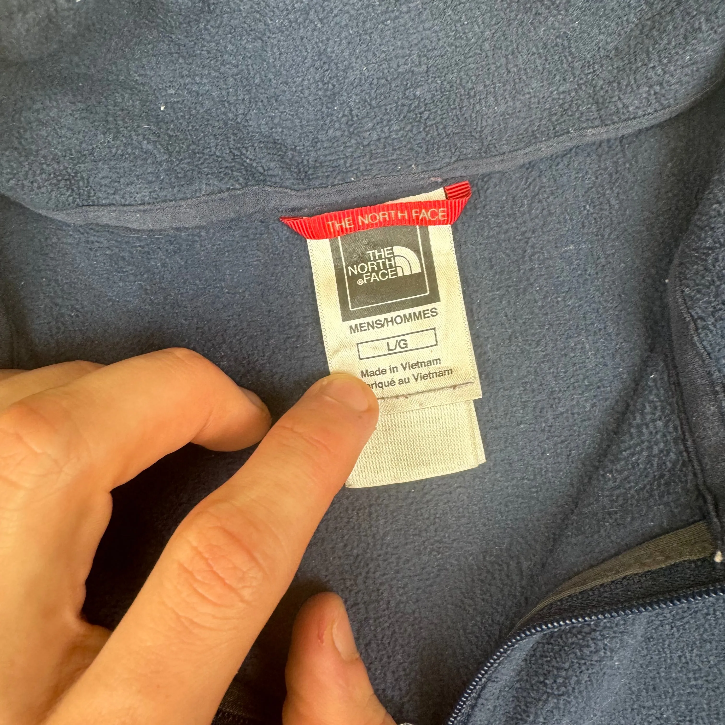 The North Face Quarter-Zip Navy Fleece