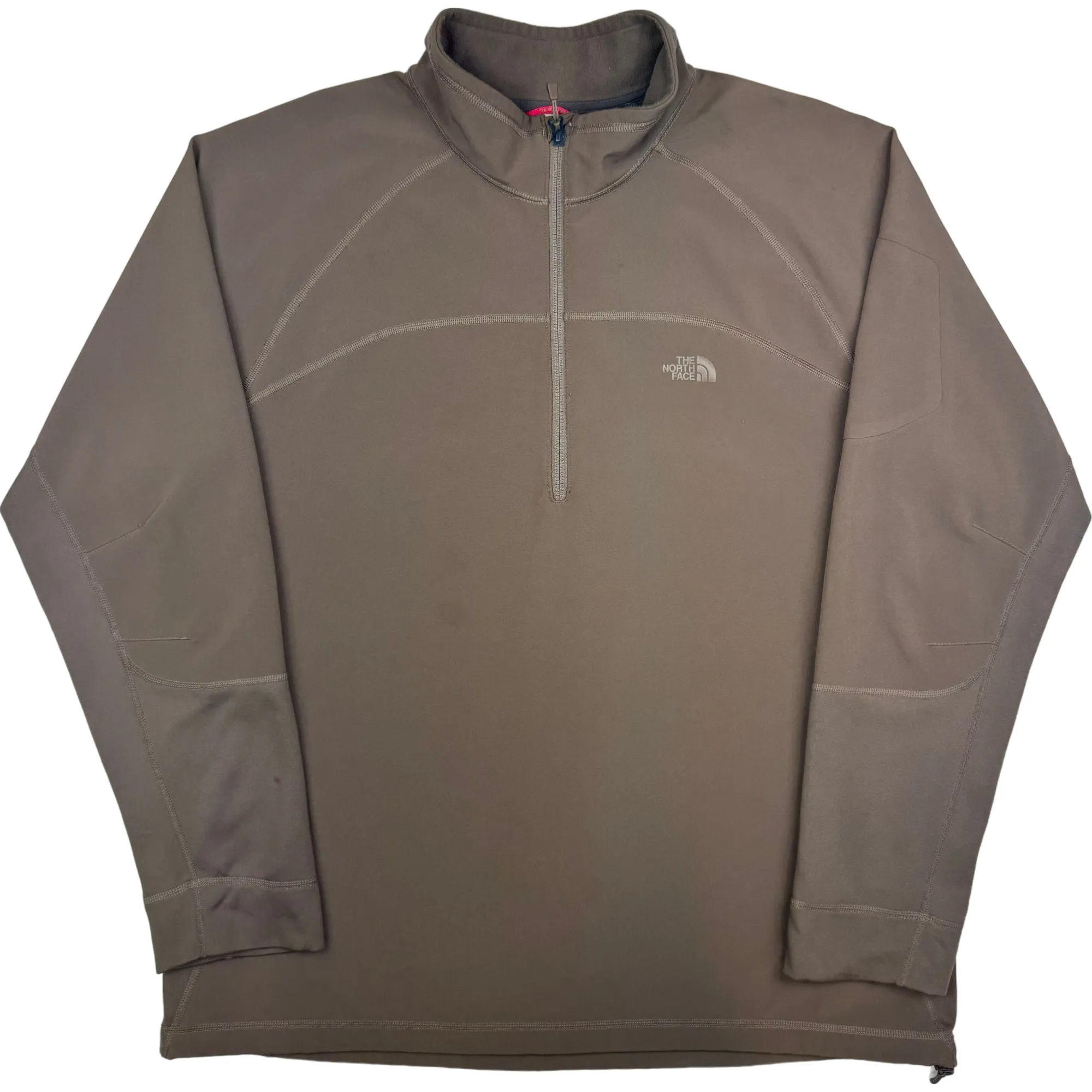 The North Face Quarter-Zip Sweatshirt Brown