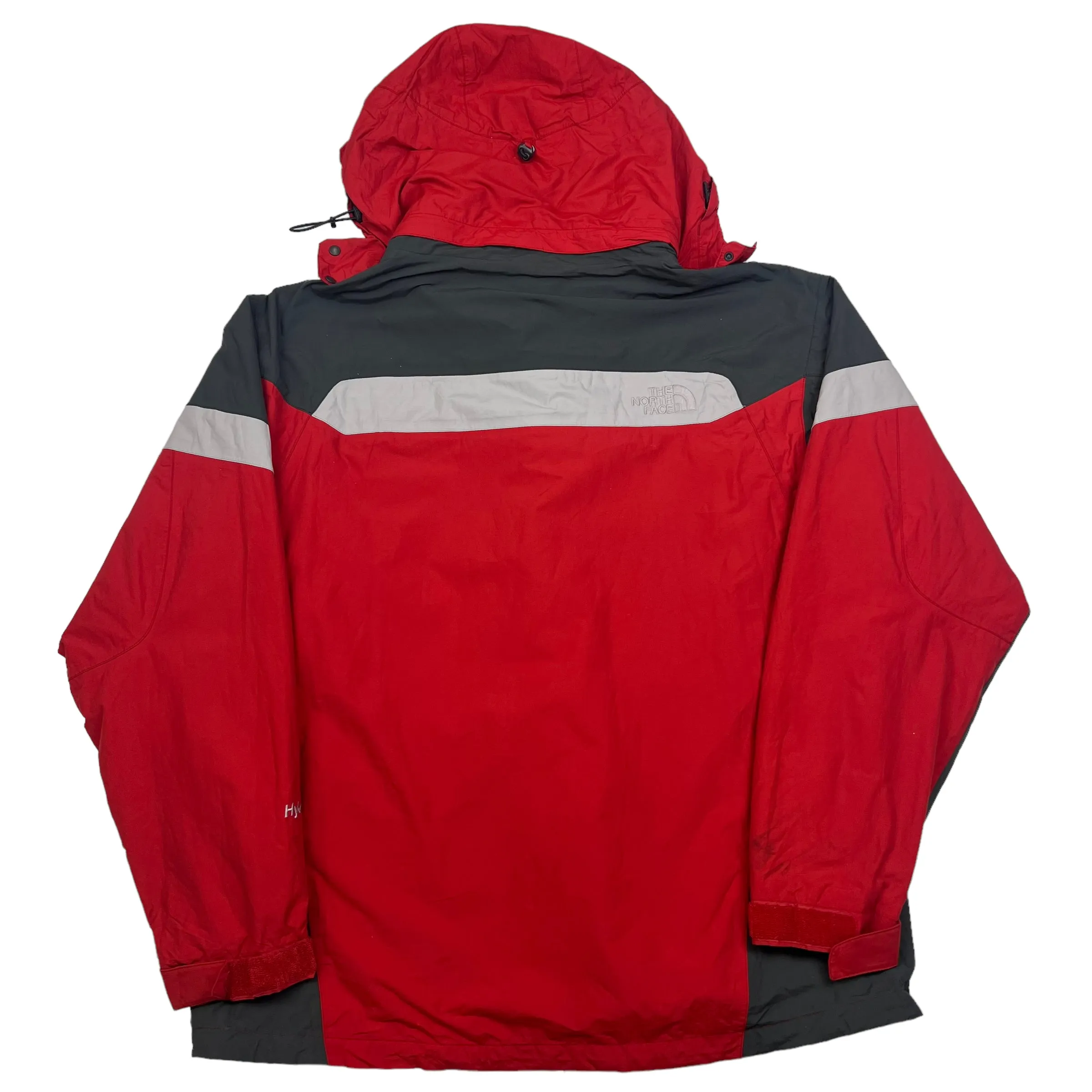 The North Face Red & Grey Rain Jacket