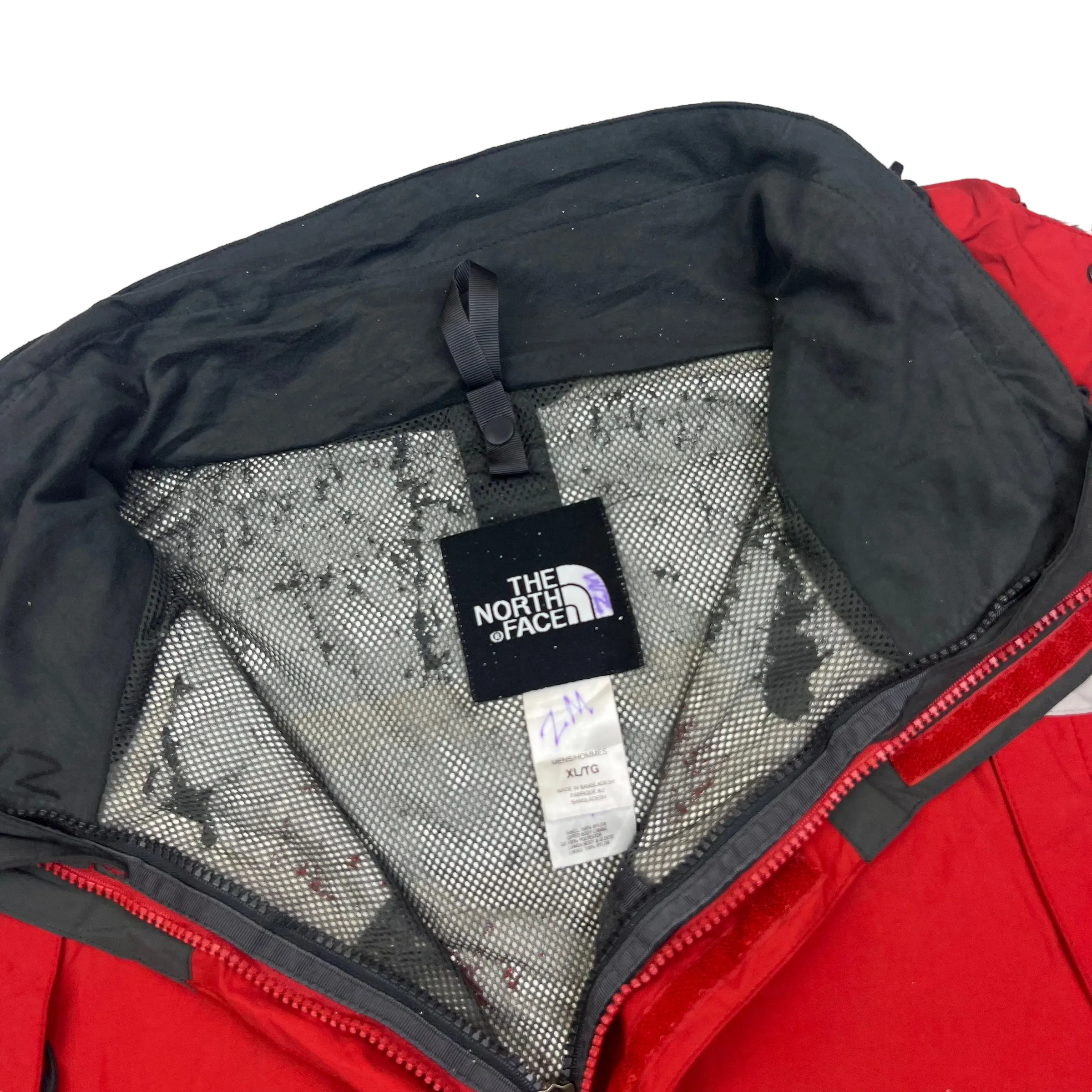 The North Face Red & Grey Rain Jacket