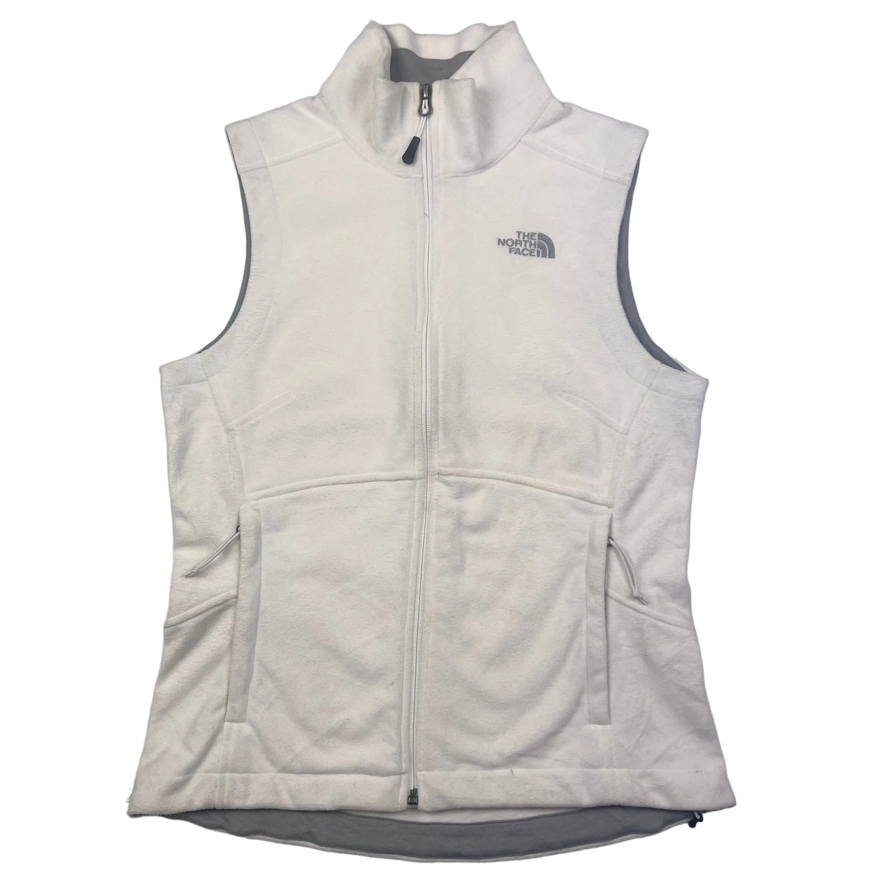 The North Face White Fleece Vest