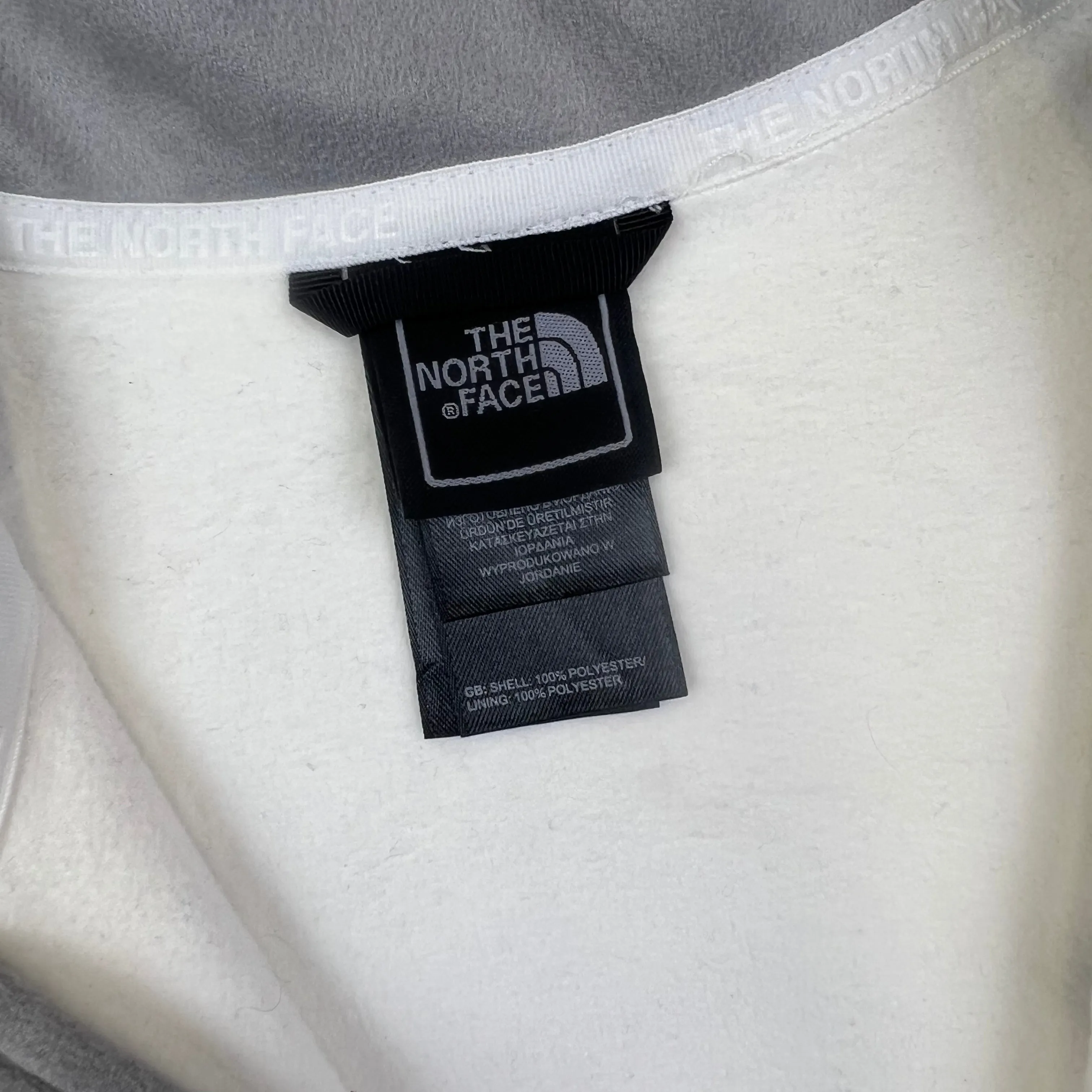 The North Face White Fleece Vest