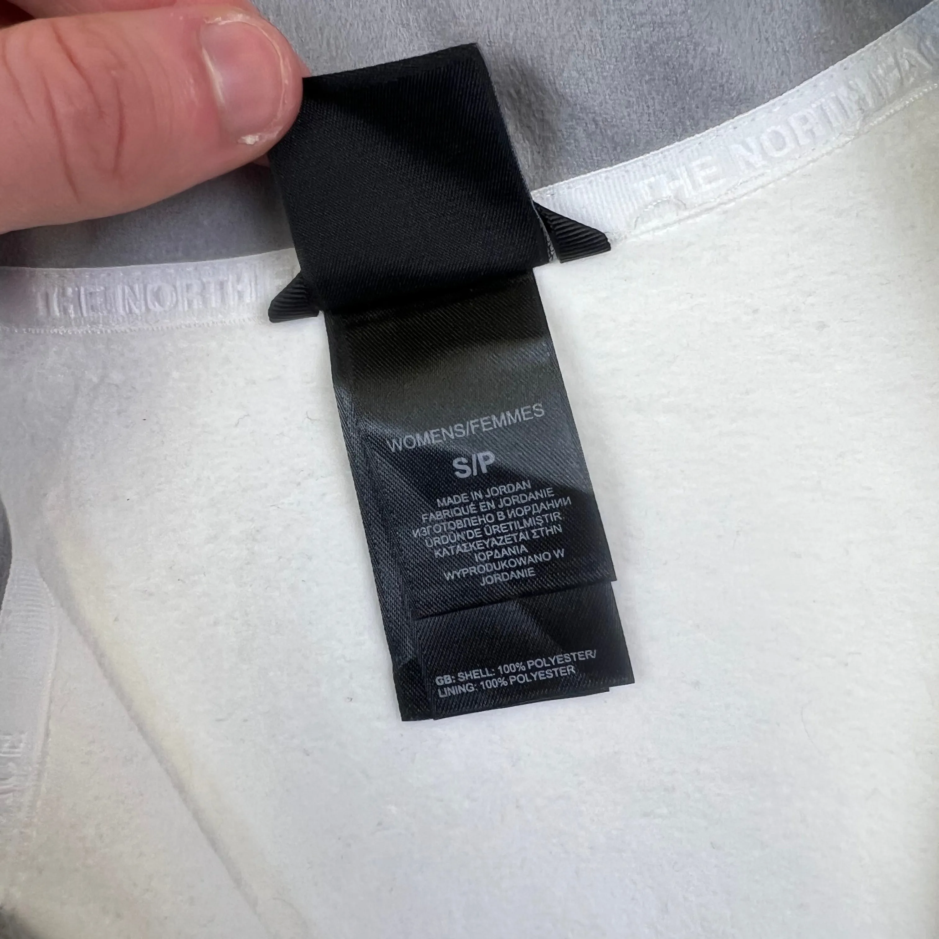 The North Face White Fleece Vest