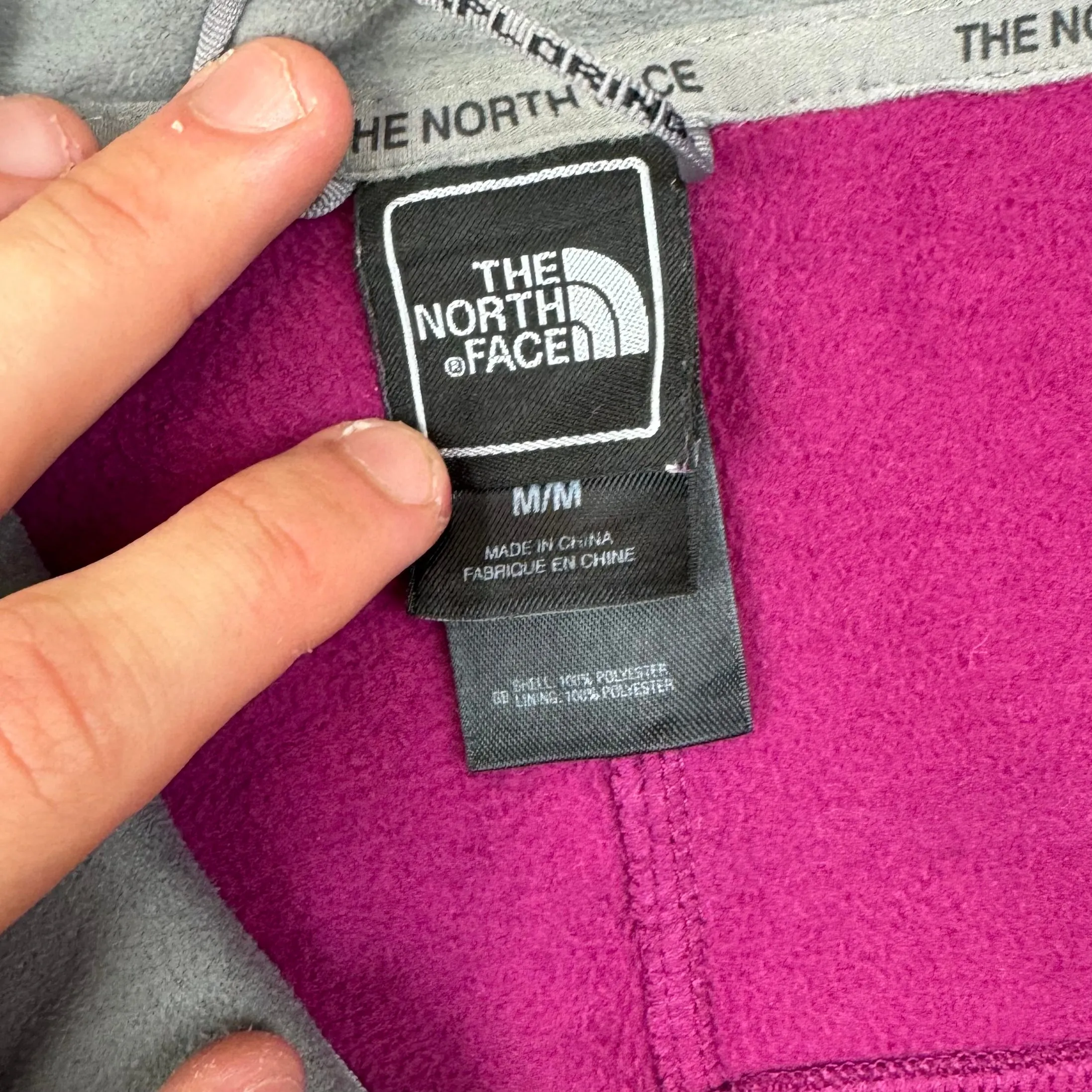 The North Face Women's Full-Zip Fleece Jacket Pink