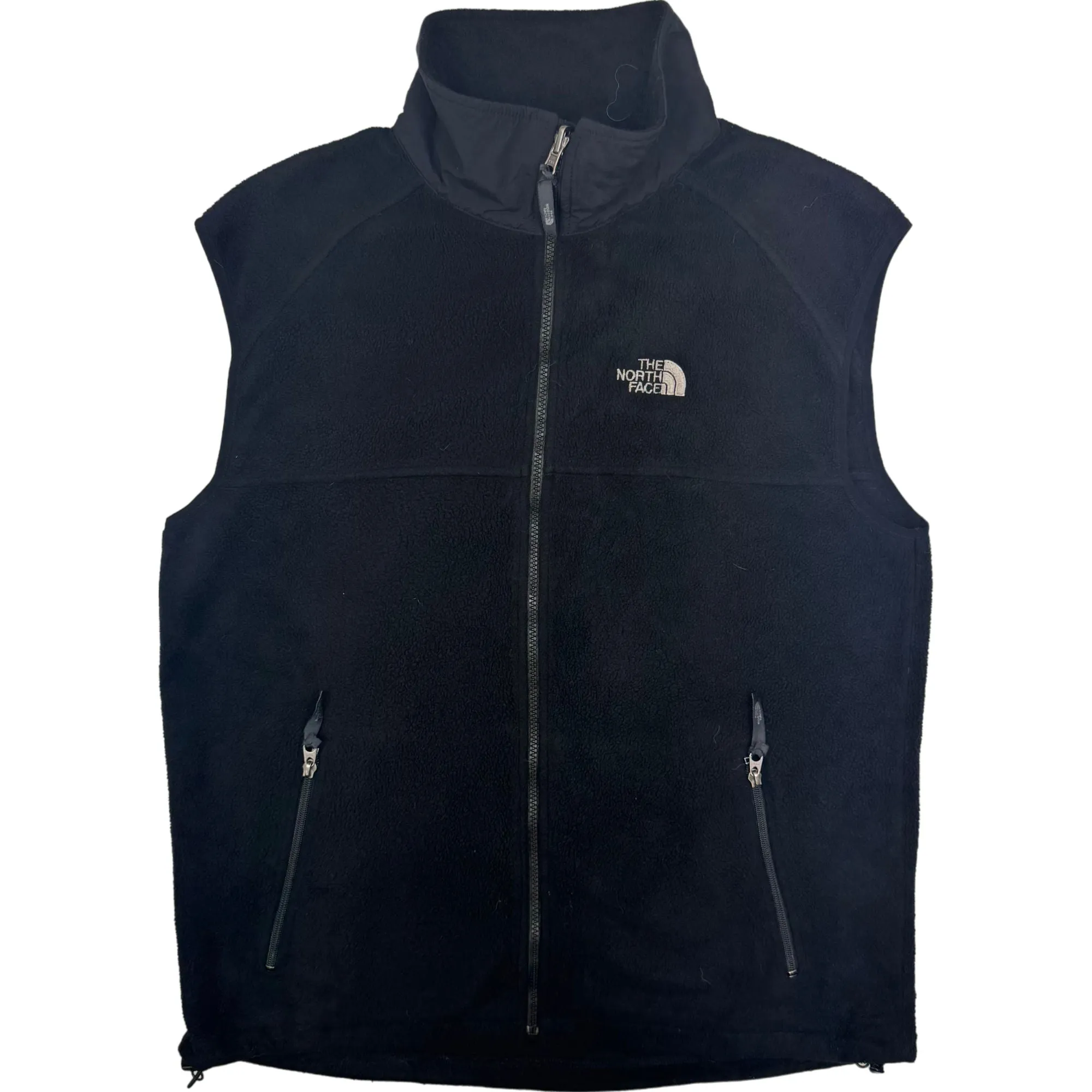 The North Face Zip-Up Gilet Fleece Vest Black