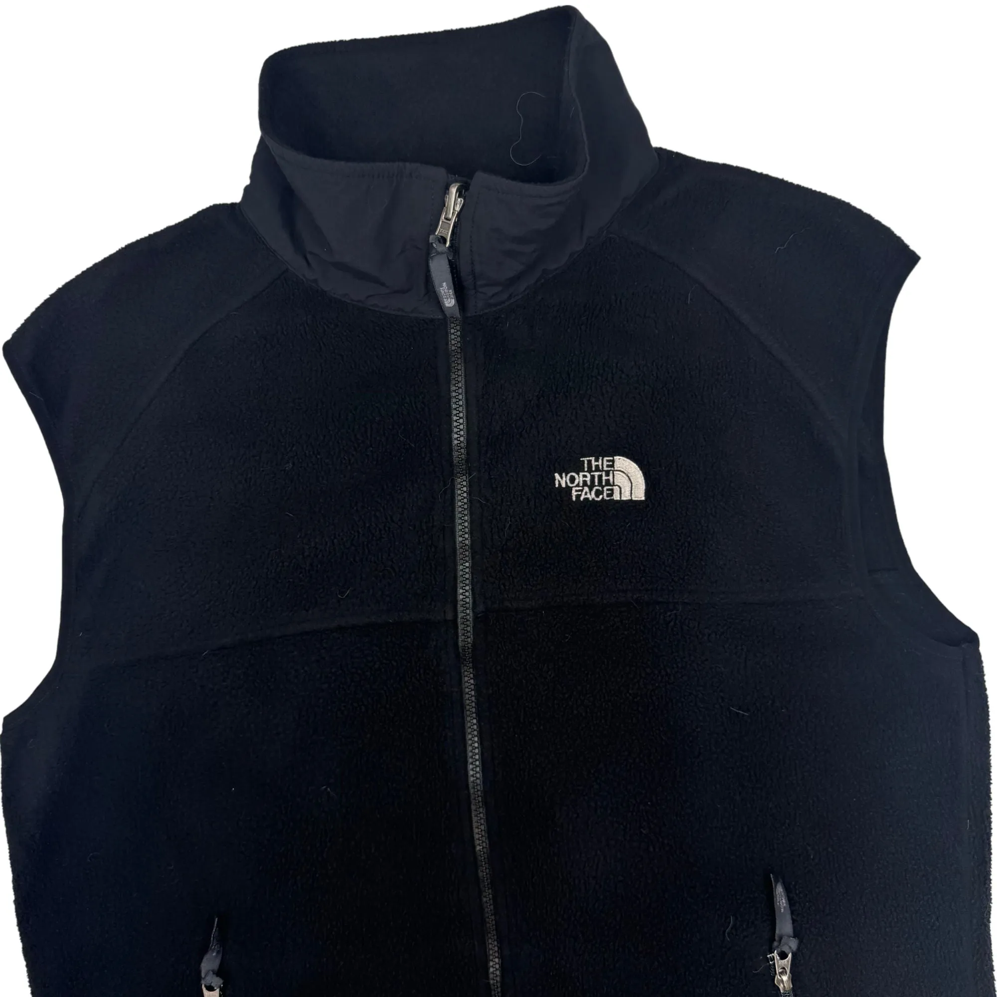 The North Face Zip-Up Gilet Fleece Vest Black