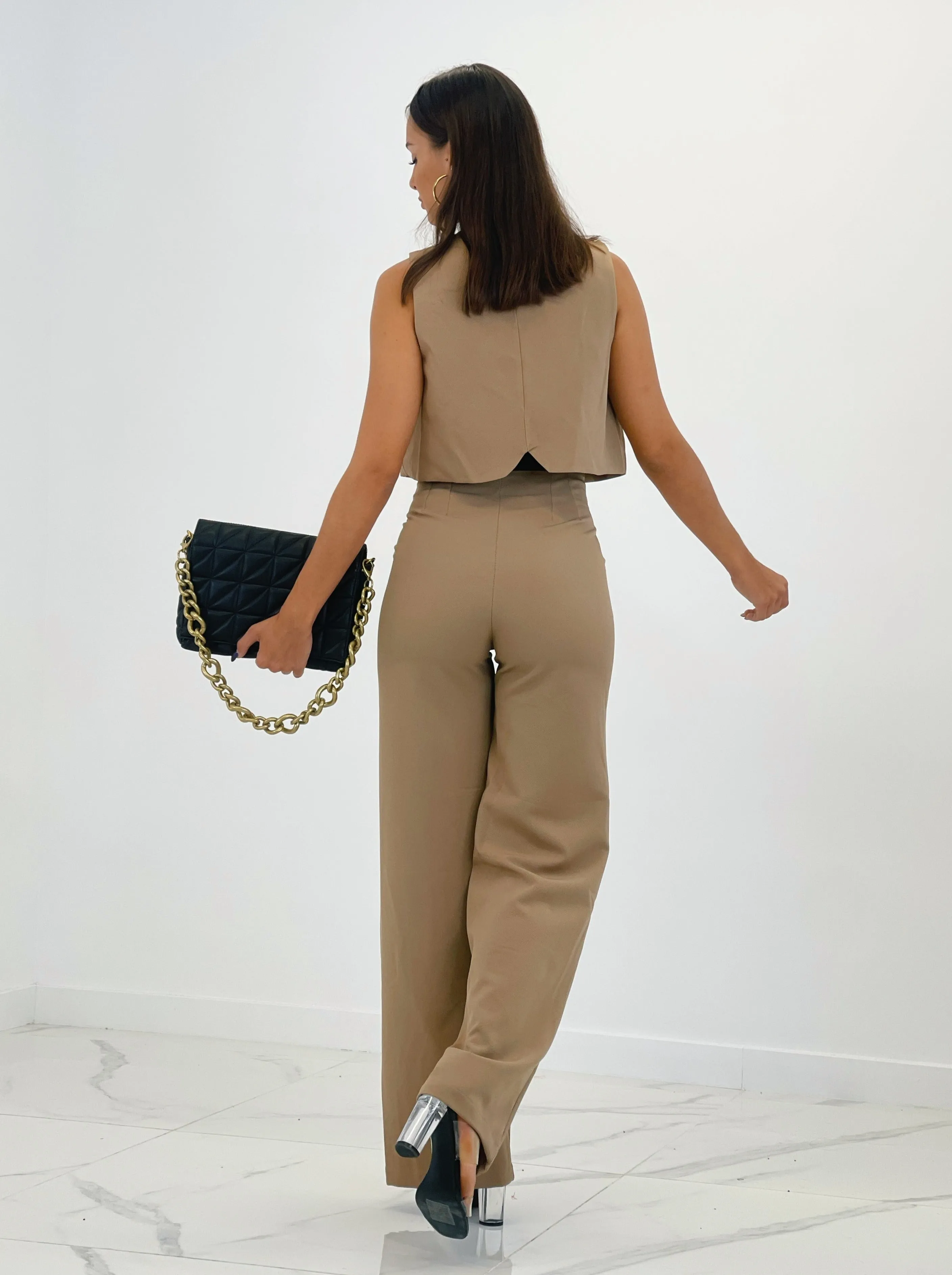 Tilda cropped vest