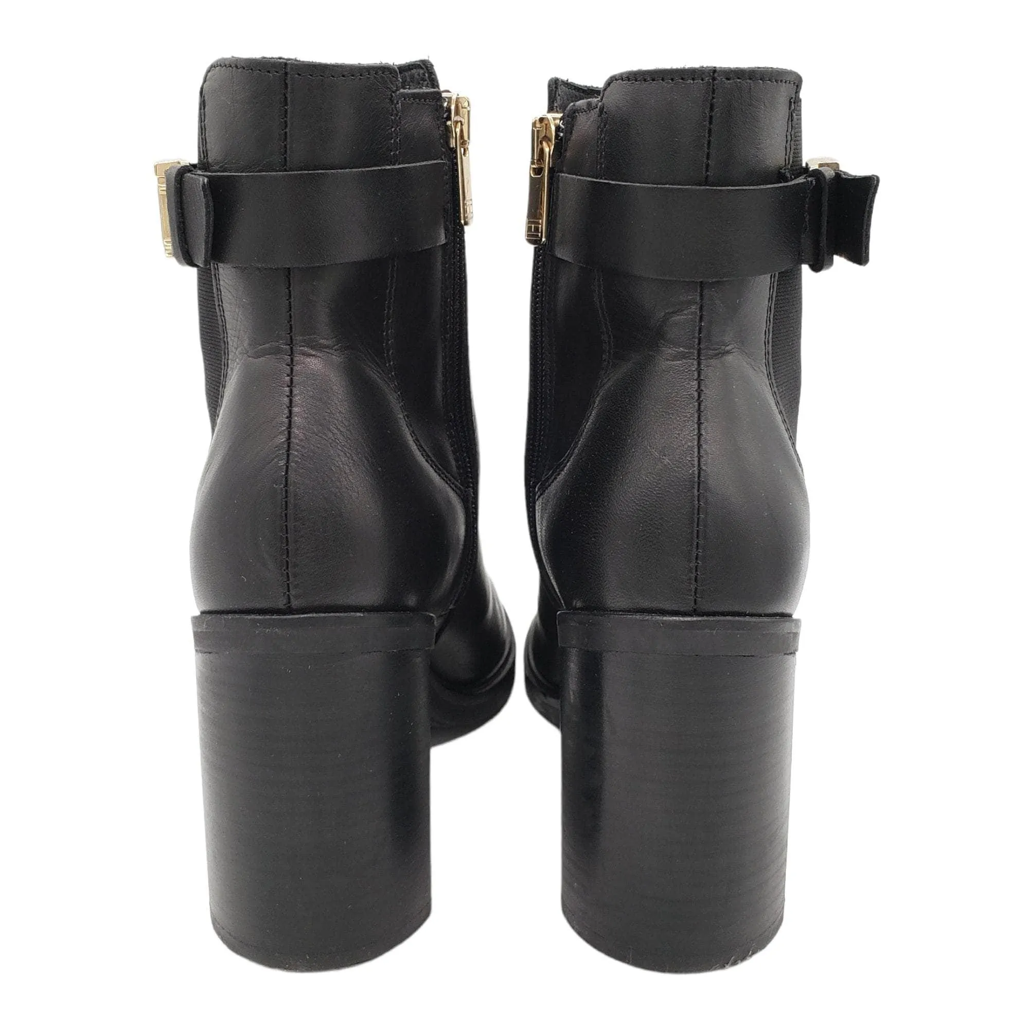 Tommy Hilfiger Black Heeled Ankle Boots