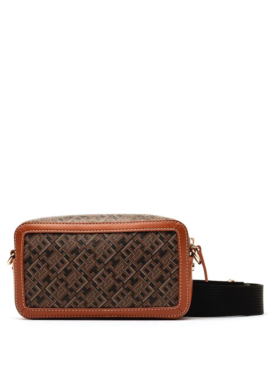 Tommy Hilfiger Monogram Logo Crossbody Camera Bag, Burgundy