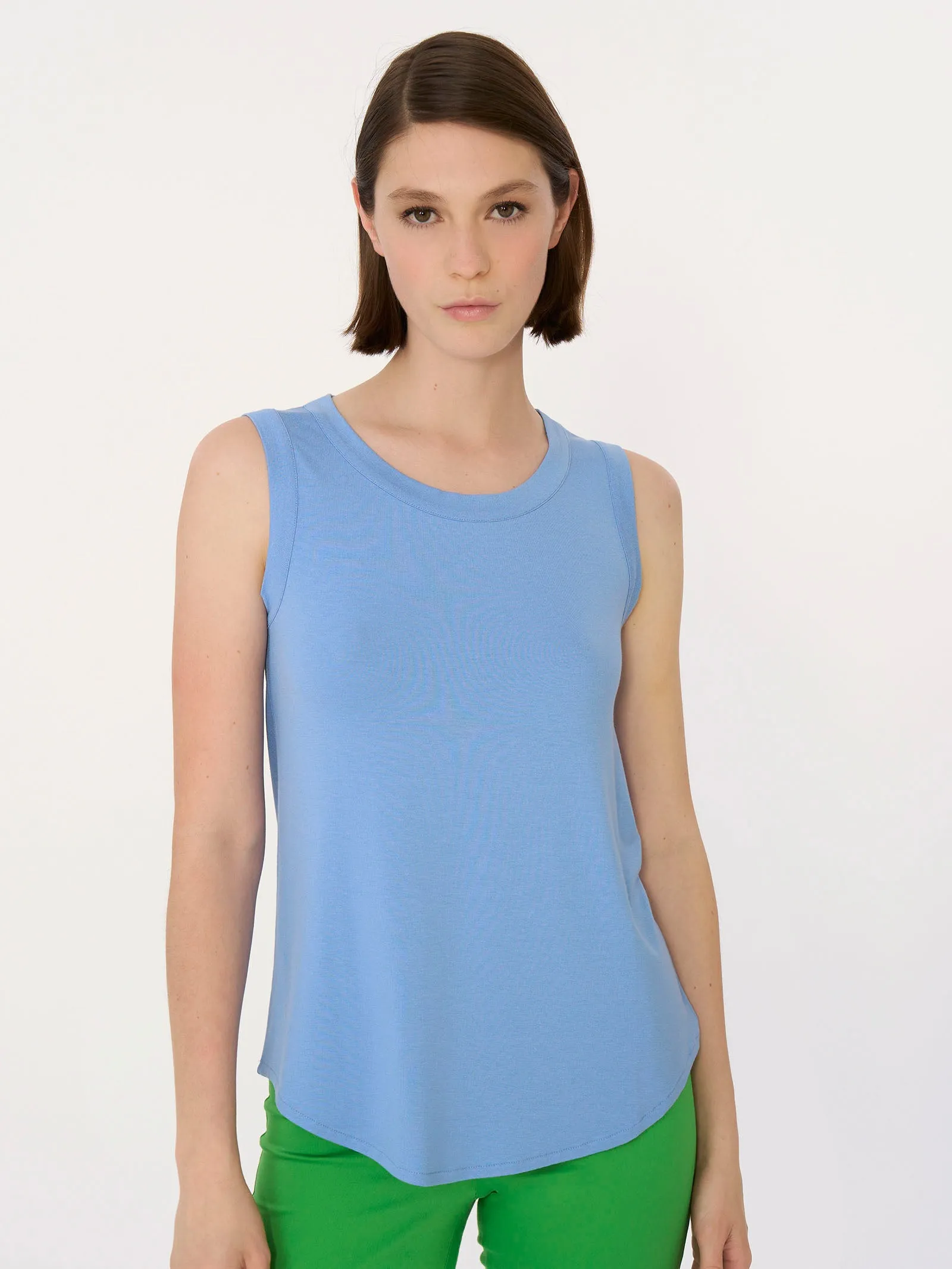 Top in Viscosa Summer - Green Moss