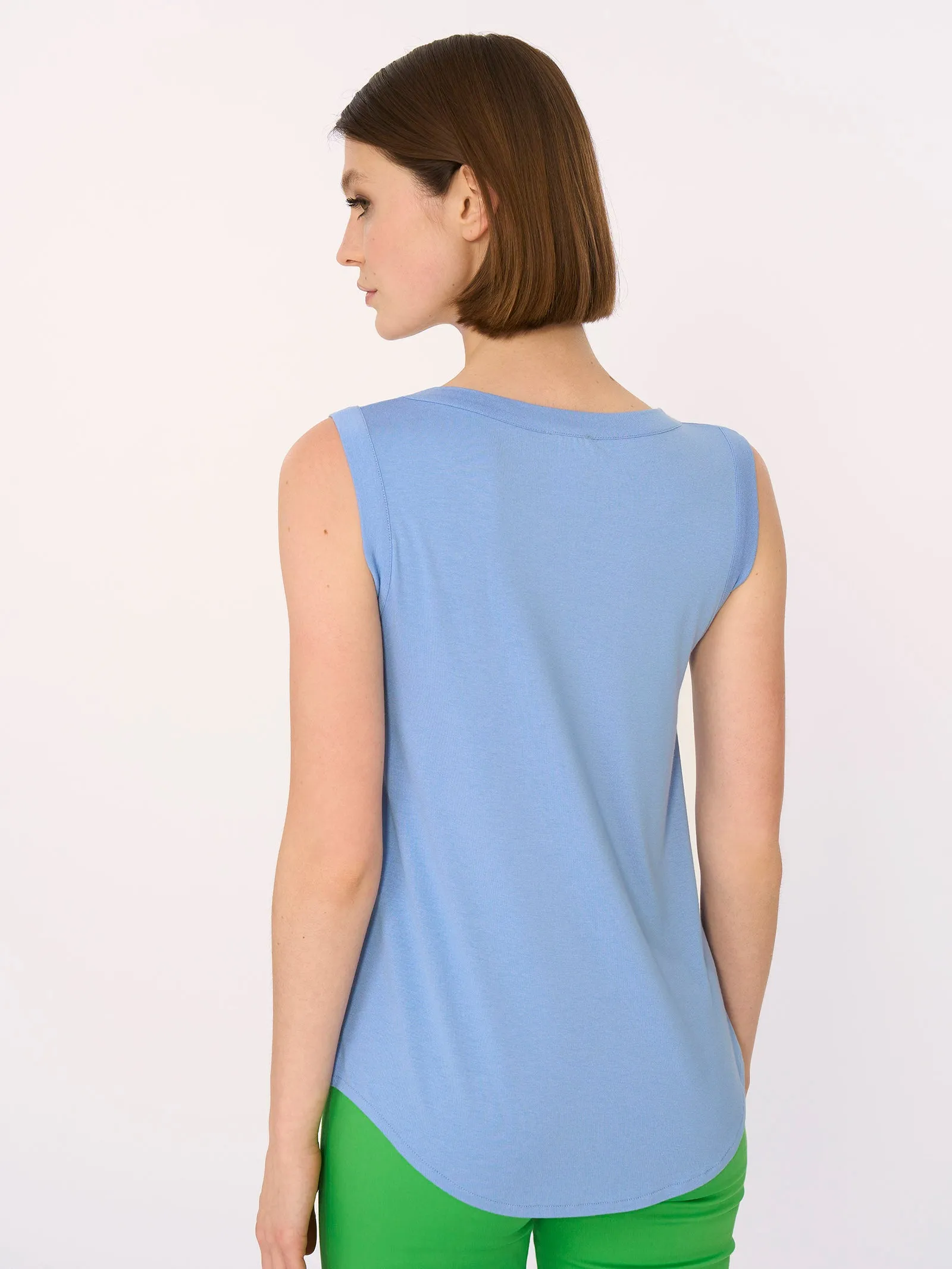 Top in Viscosa Summer - Green Moss